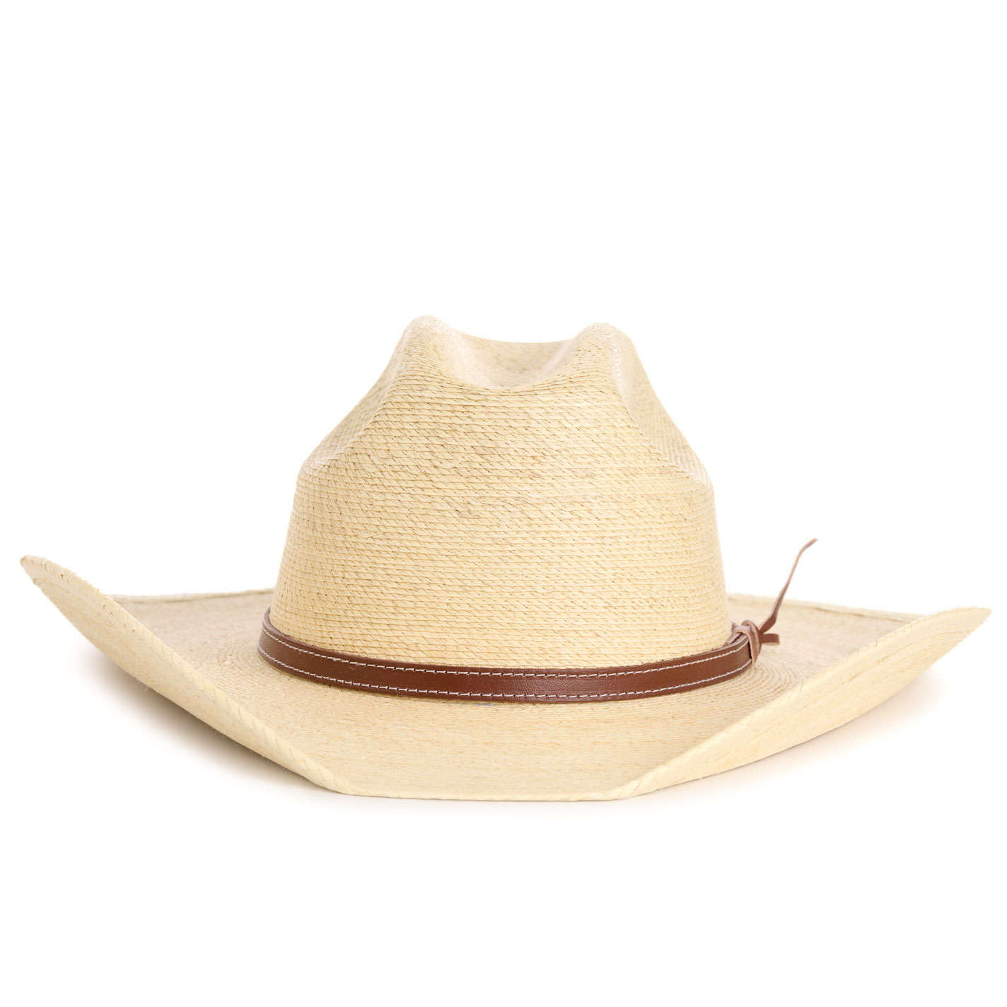 Cavender's Ranch Collection Kid's Natural Fine Palm Cowboy Hat - Image 3