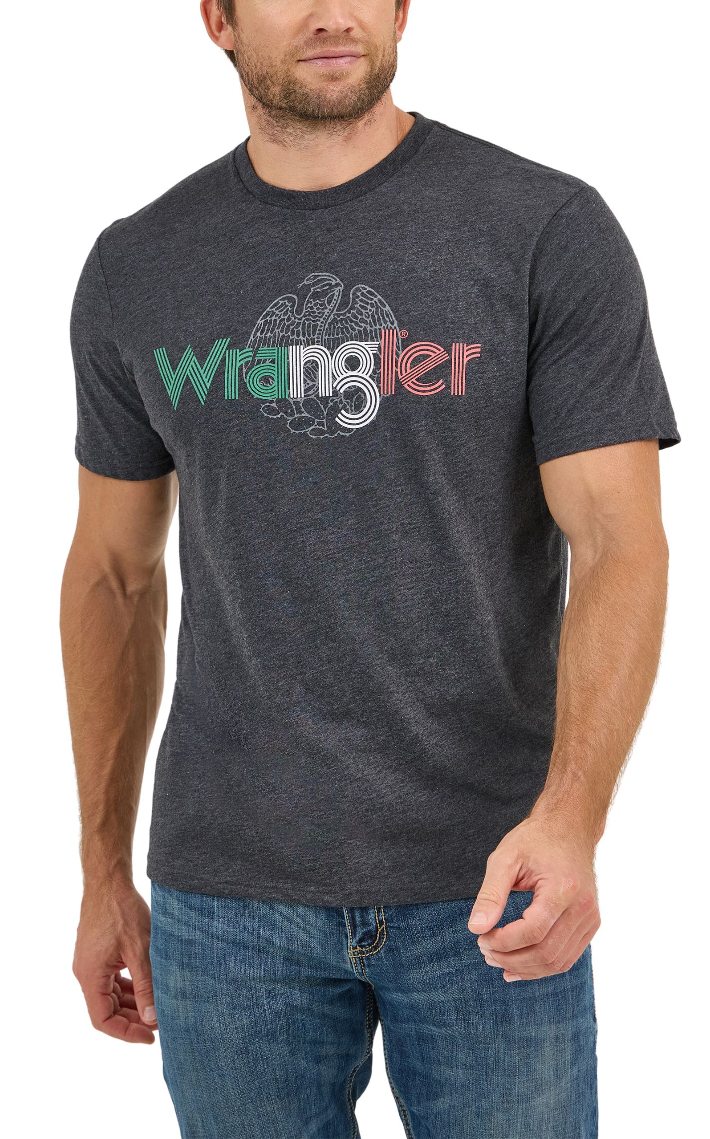 Wrangler Men's Black Mexican Logo Graphic T-Shirt - Image 1