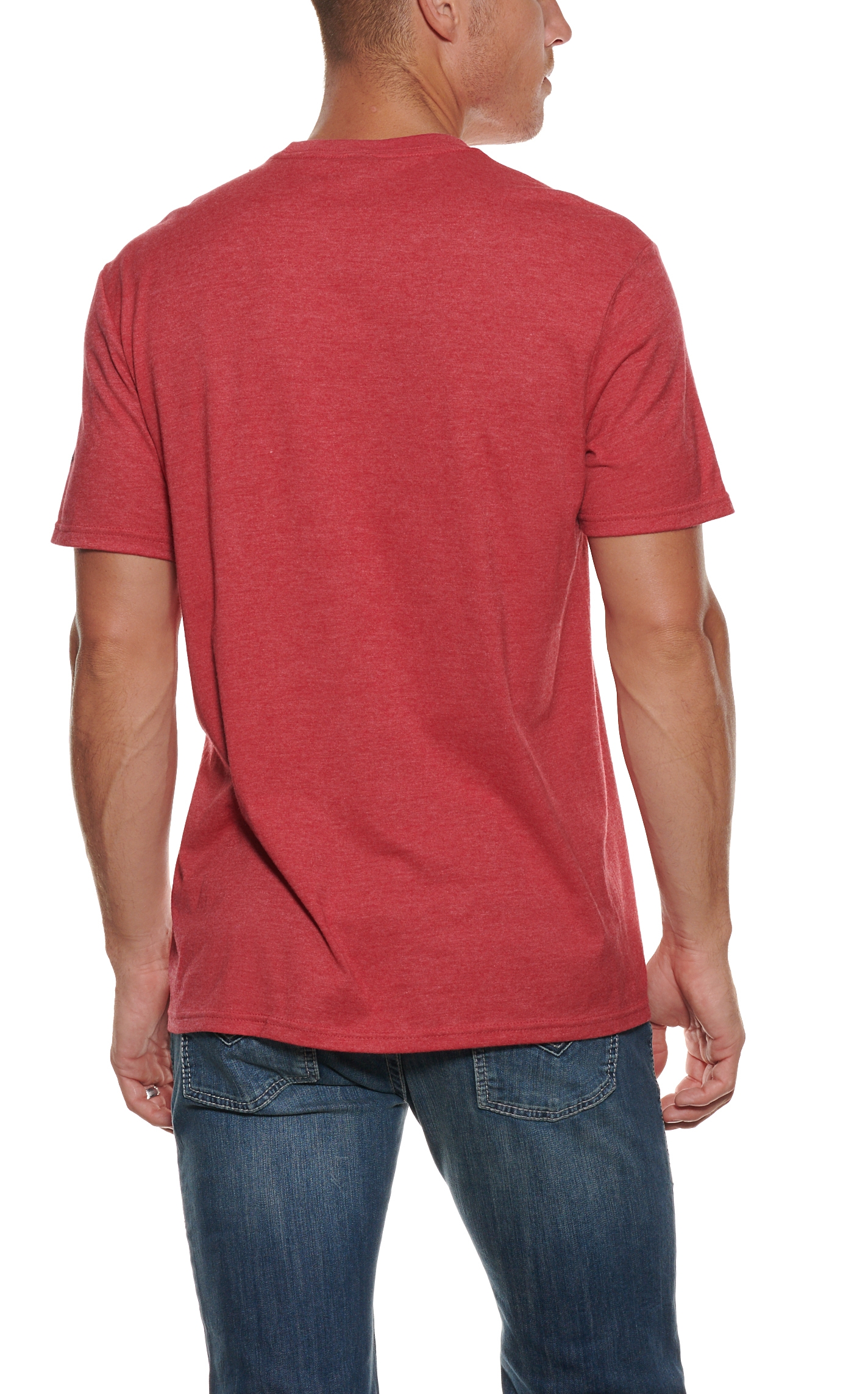 Mason Jar Label Men's Vintage Red Cocky Graphic T-Shirt - Image 1