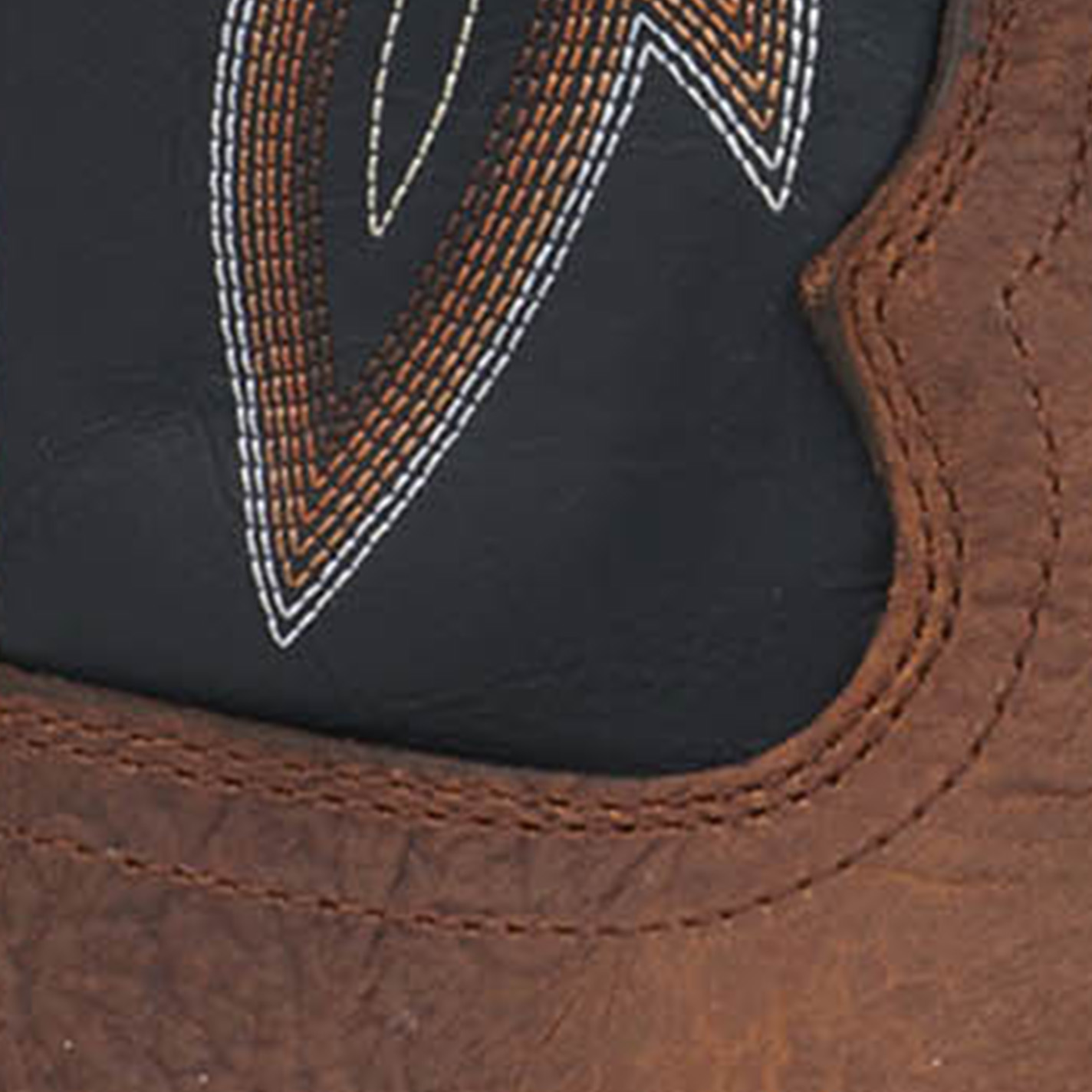 Durango Men's Rebel Brown and Black Waterproof Square Steel Toe Work Boots - Image 1