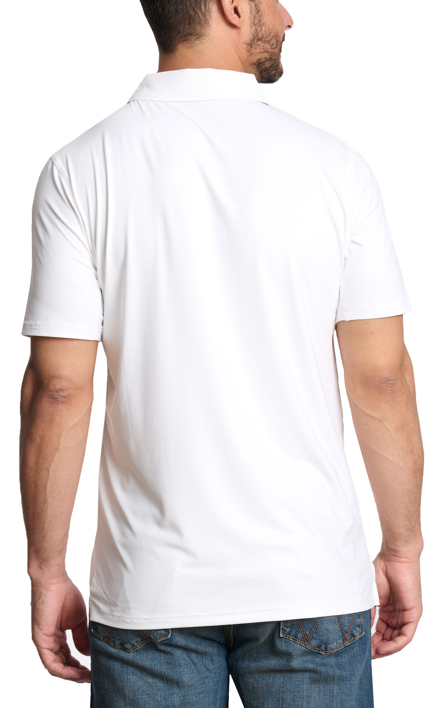 Hooey Men's White & Colorful Aztec Weekender Polo Shirt - Image 1