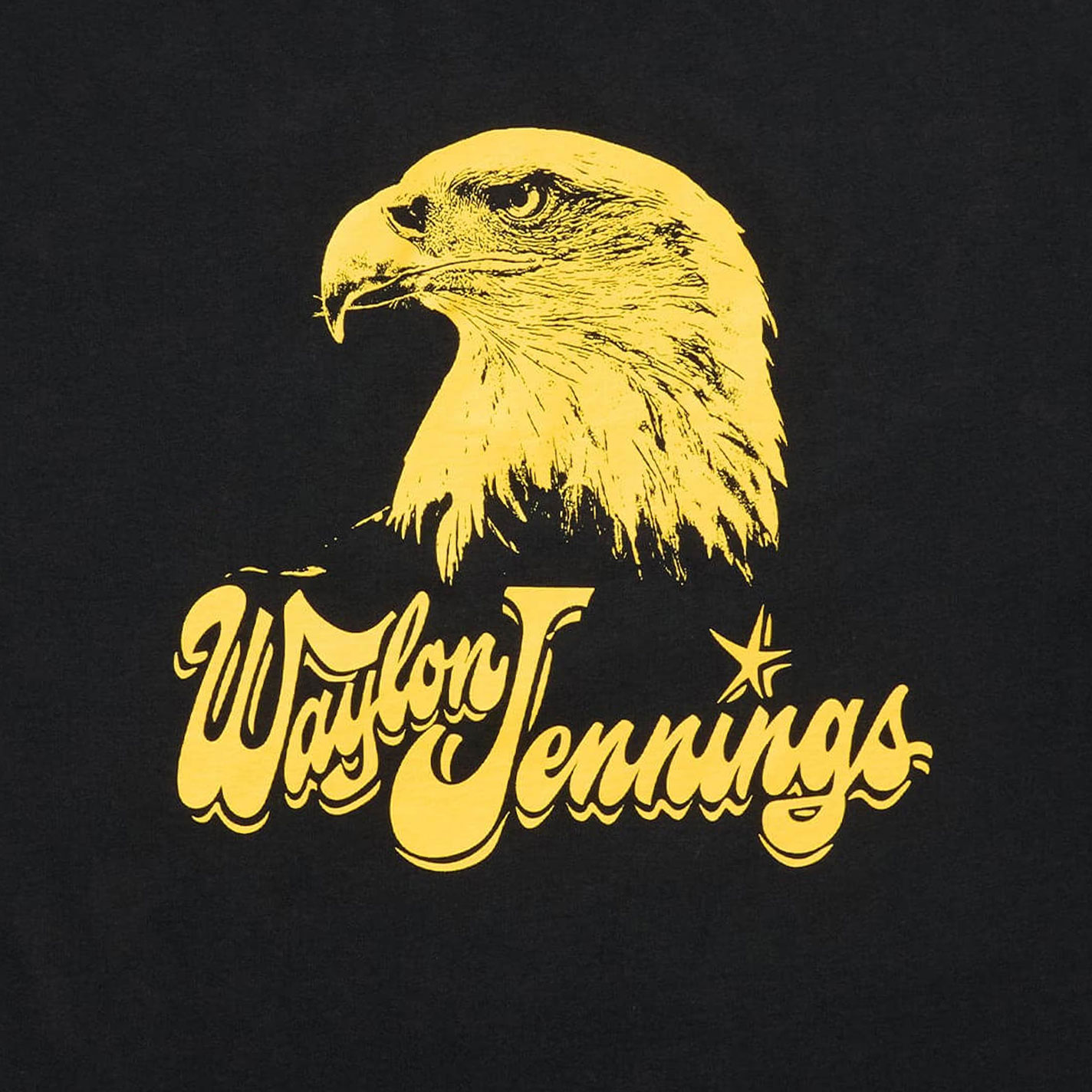 Seager X Wayon Jennings Men's Black Eagle Graphic T-Shirt  - Image 1