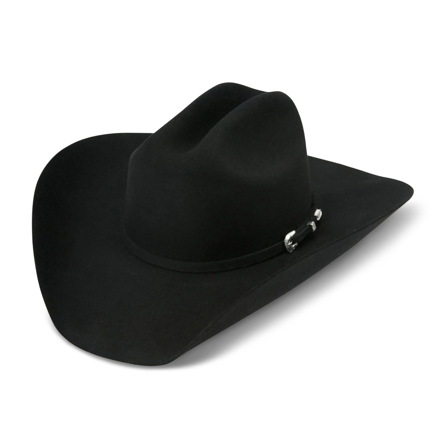 Cavender's Rodeo Collection Black 4X Felt Cowboy Hat - Image 1