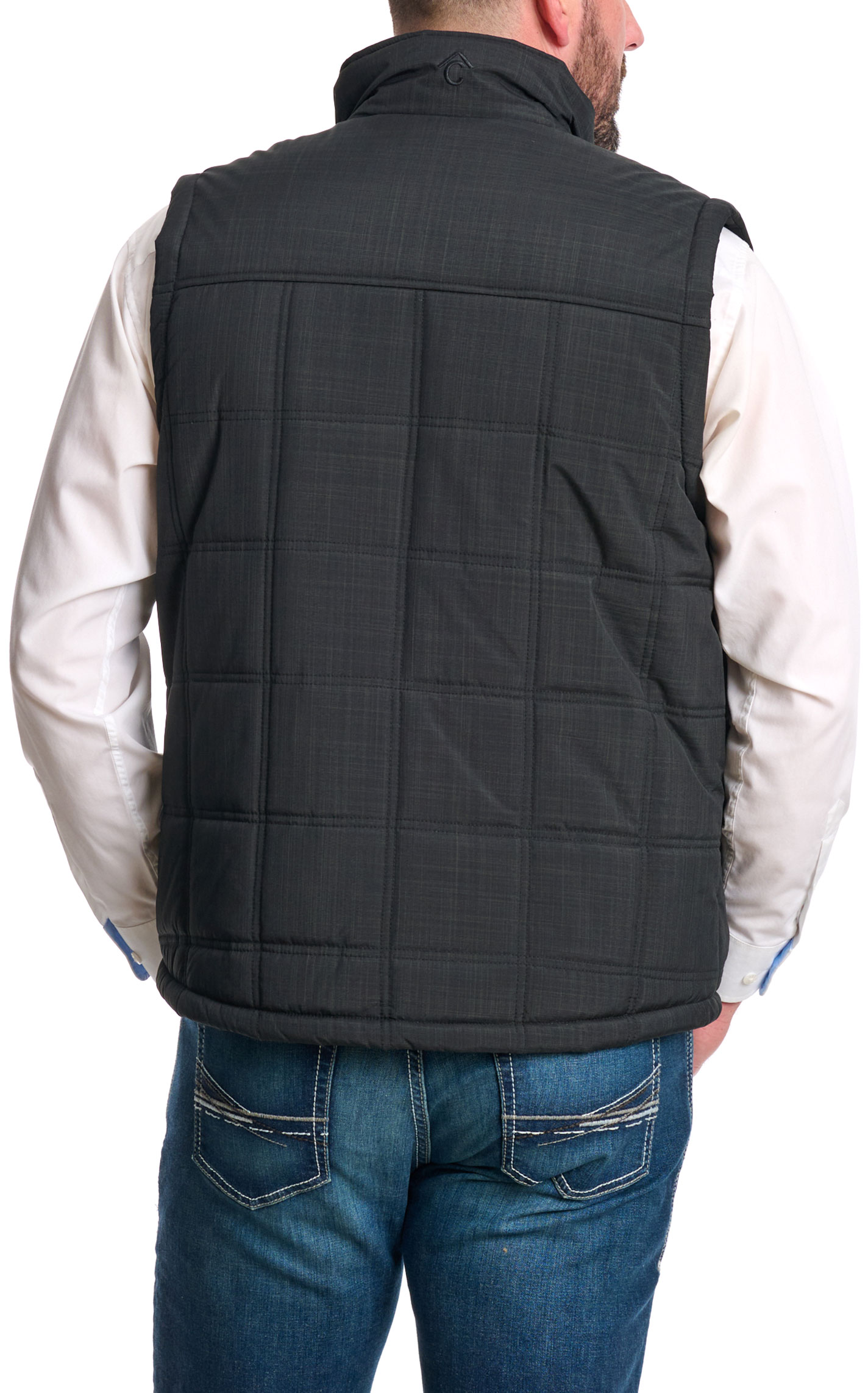 Rafter C Men's Black Concealed Carry Puff Vest  - Image 1
