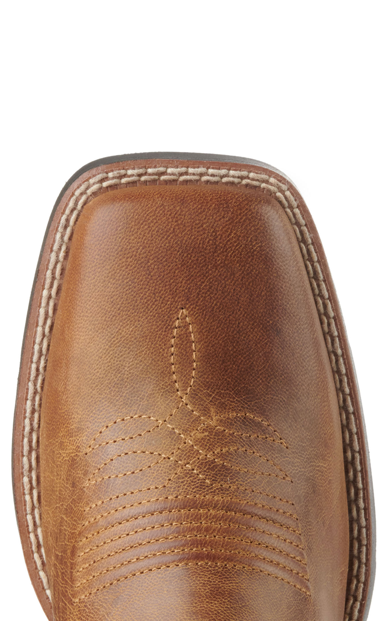 Ariat Women's Round Up Ruidoso Bronze and Burnished Chestnut Square Toe Cowboy Boots - Image 1