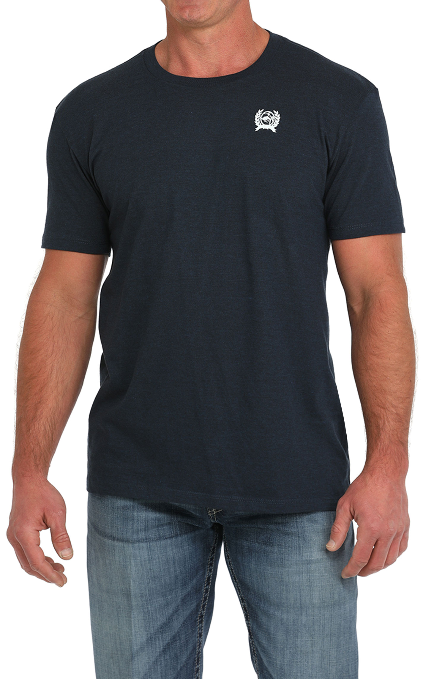 Cinch Men's Midnight Navy Oval Logo Graphic T-Shirt - Image 1