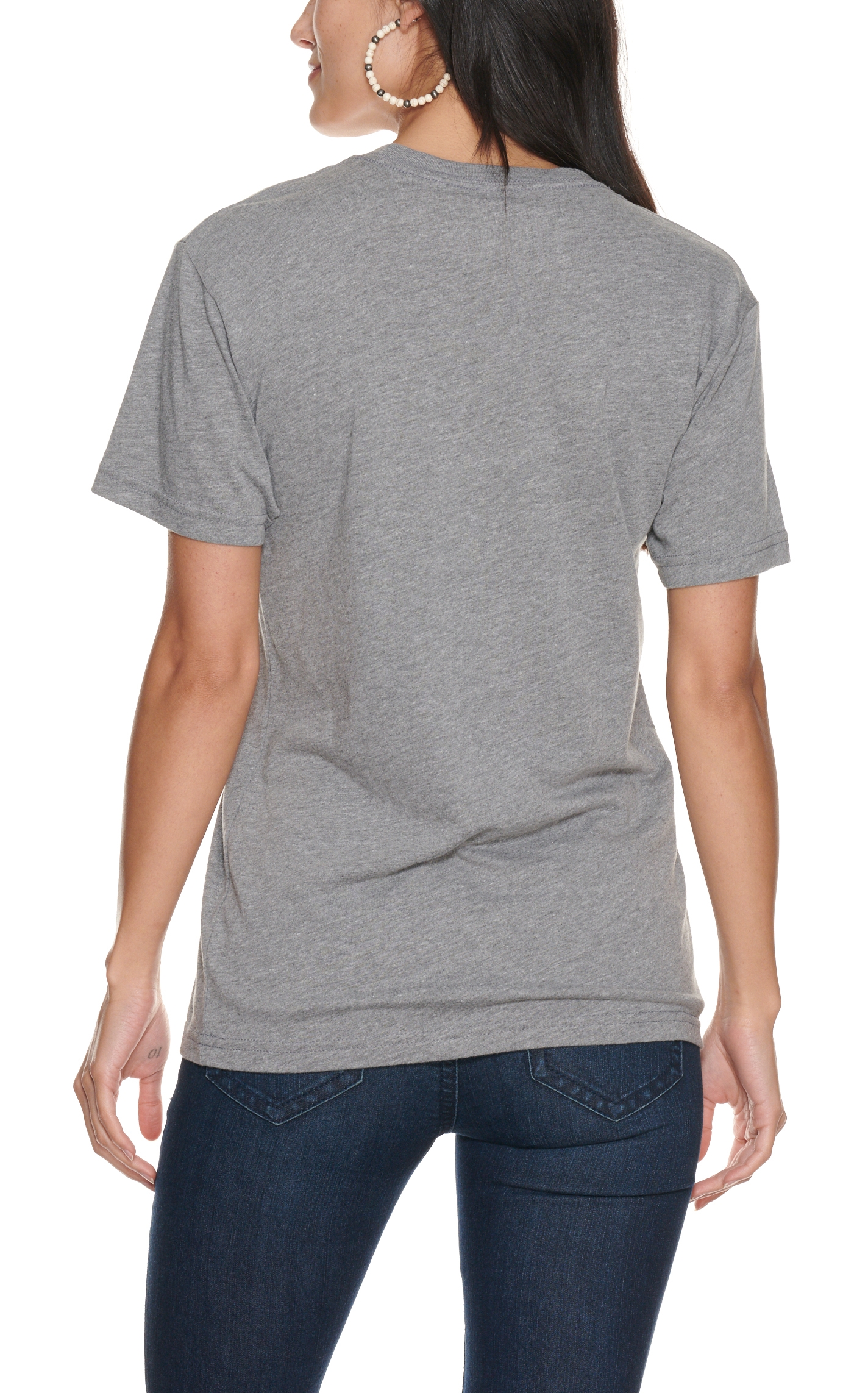 Rowdy Crowd Women's Heather Gray Swanky Highlander Short Sleeve T-Shirt - Image 1