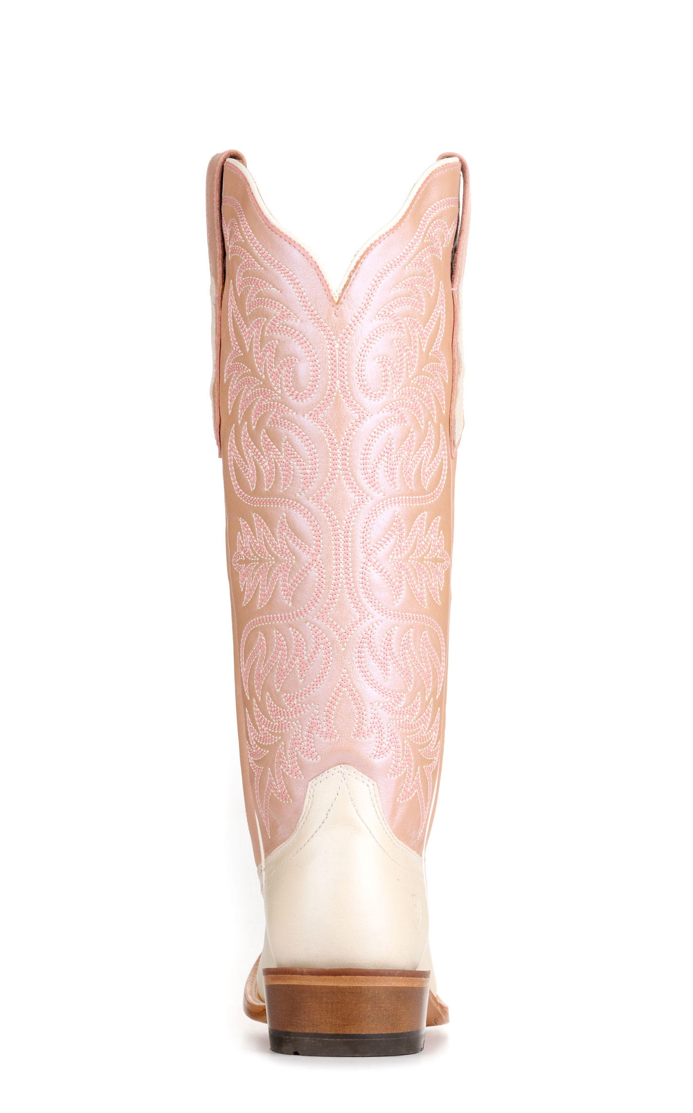 Ariat Women's Pearl & Pink Futurity Blanche TekStep French Toe Tall Cowgirl Boots - Image 1