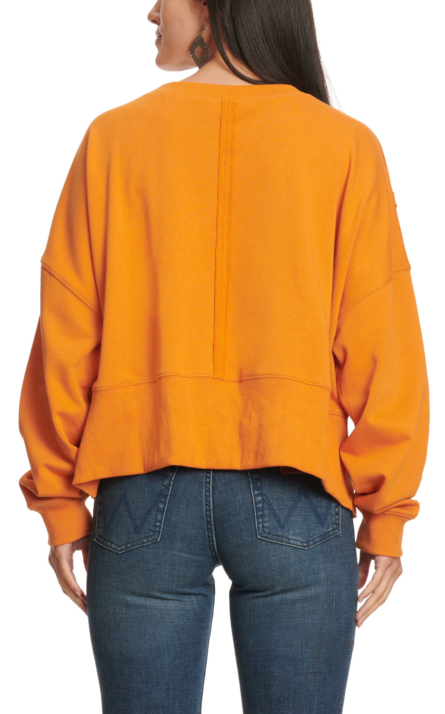 Peach Love Women's Burnt Orange GameDay Sparkling Pullover - Image 1
