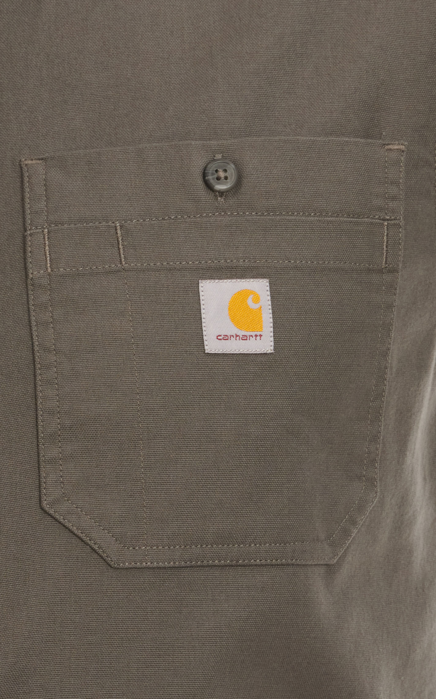 Carhartt Men's Gravel Gray Rugged Flex Rigby Long Sleeve Work Shirt - Image 3
