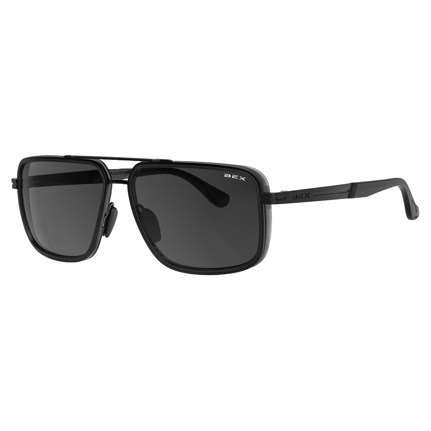 BEX Dusk Matte Black & Charcoal Sunglasses - Image 1