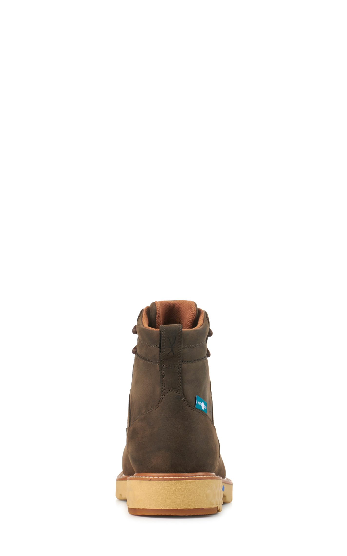 Twisted X Men's Khaki Shitake Waterproof CellStretch Round Nano Composite Toe Work Boot - Image 1