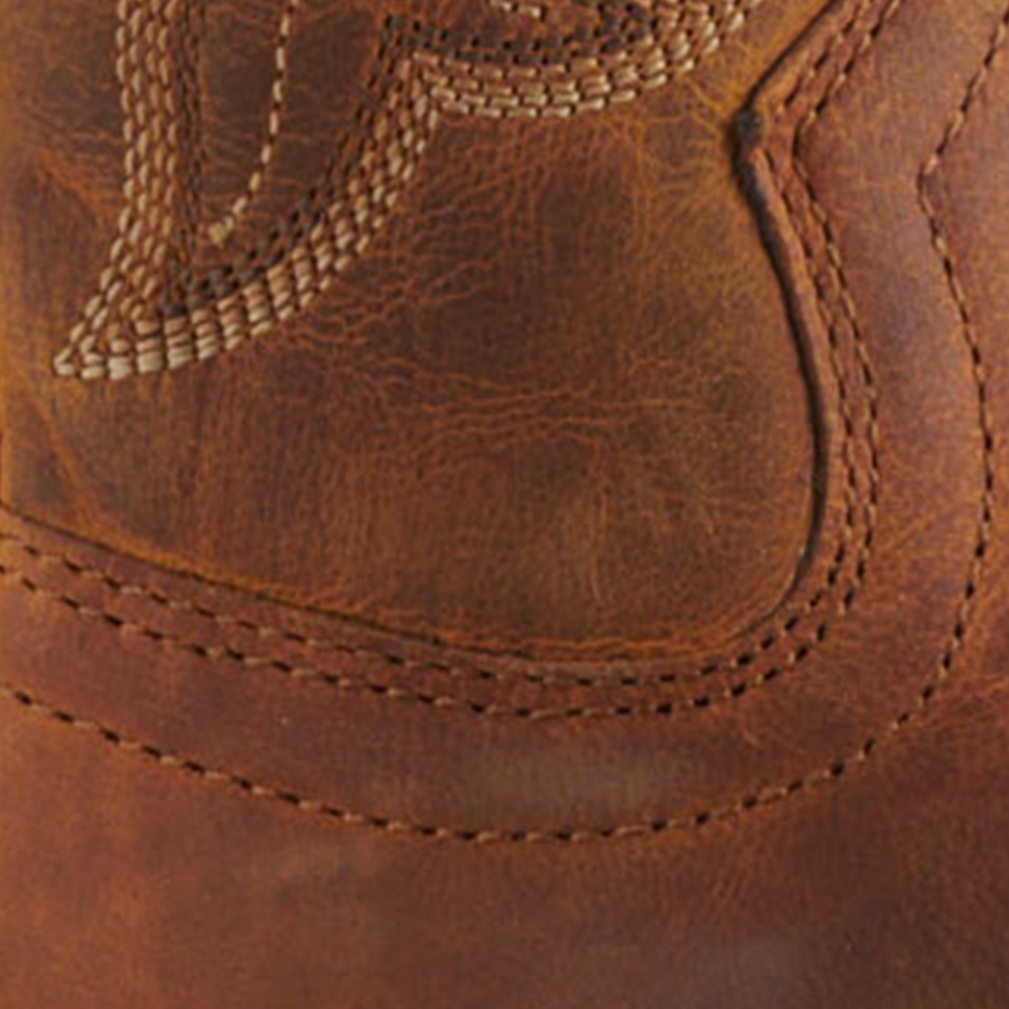 Durango Women’s Caramel Shyloh Leather Round Toe Cowboy Boots - Image 1