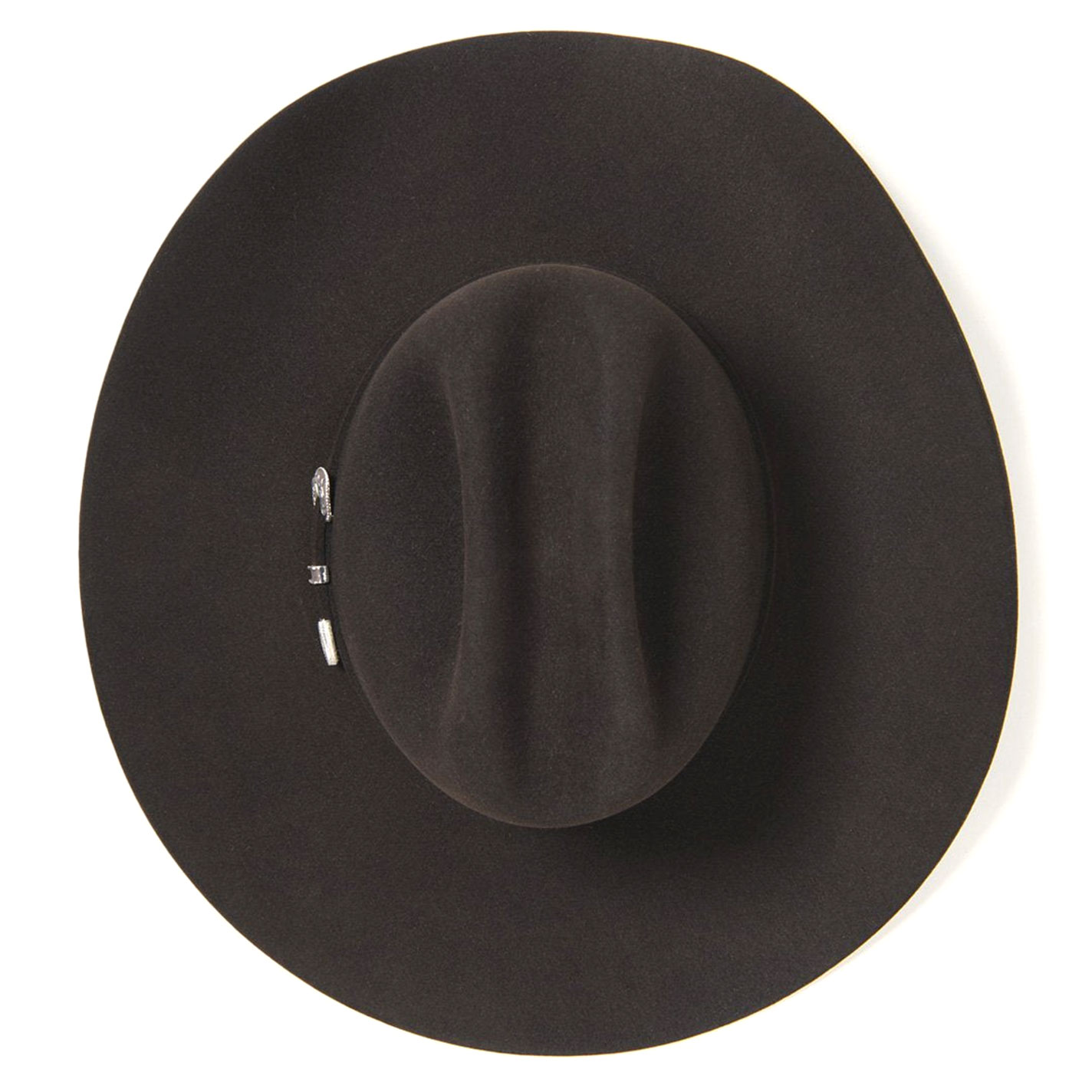 Stetson 6X Skyline Chocolate Brown Felt Cowboy Hat - Image 1