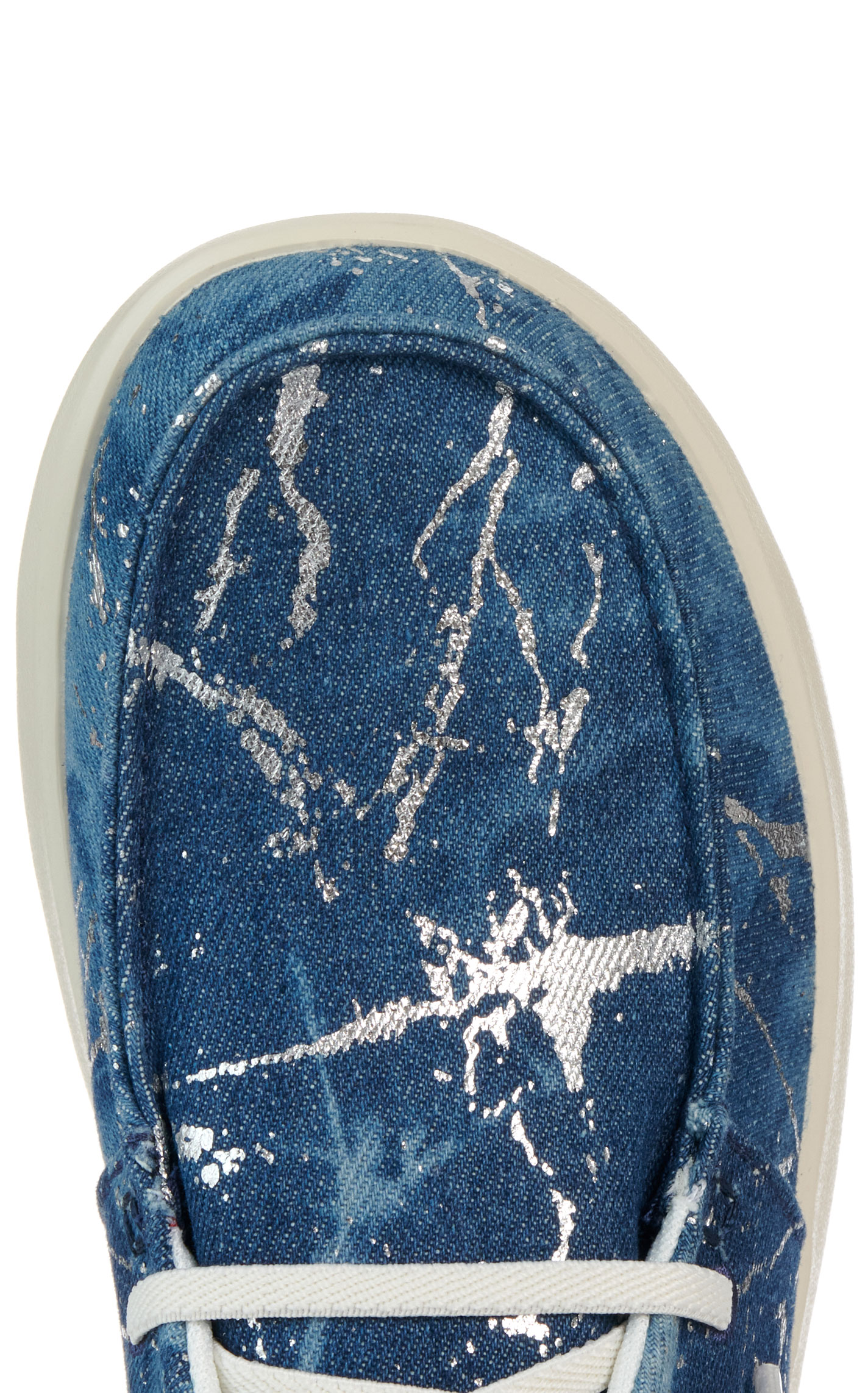 Ariat Women's Hilo Silver Splatter Denim Moc Toe Casual Shoes - Image 1