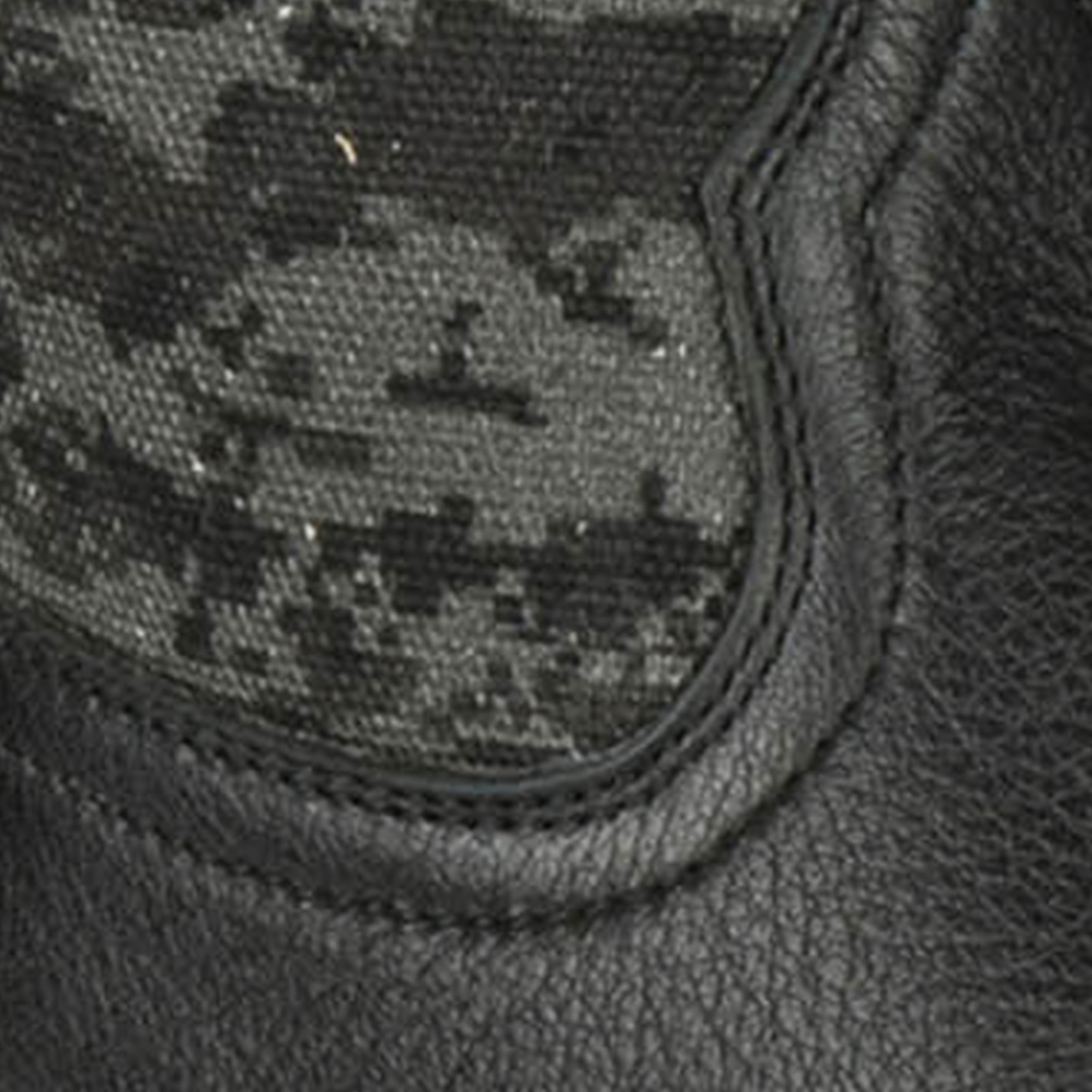 Ariat Men's Sport Patriot Black Deertan and Black Camo American Flag Patch Wide Square Toe Cowboy Boots - Image 1