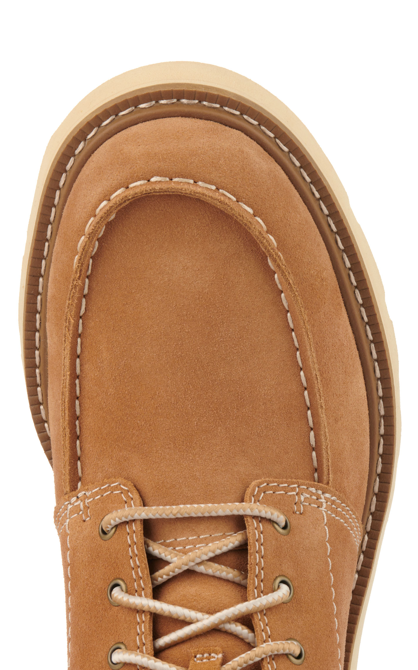 Ariat Men's Recon Natural Suede Moc Toe Lace Up Boot - Image 1