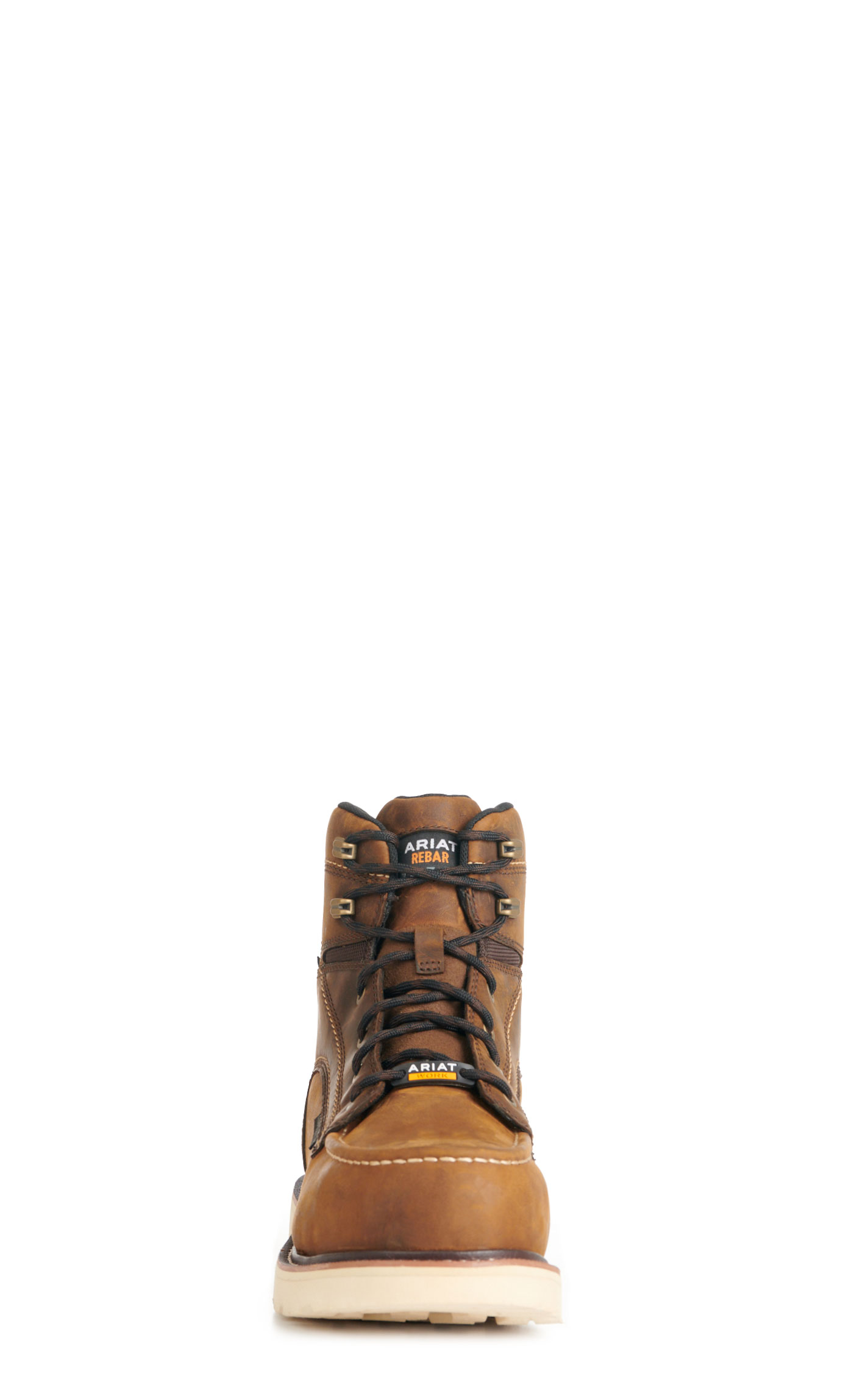 Ariat Men's Rebar Wedge Distressed Brown Moc Composite Toe 6\