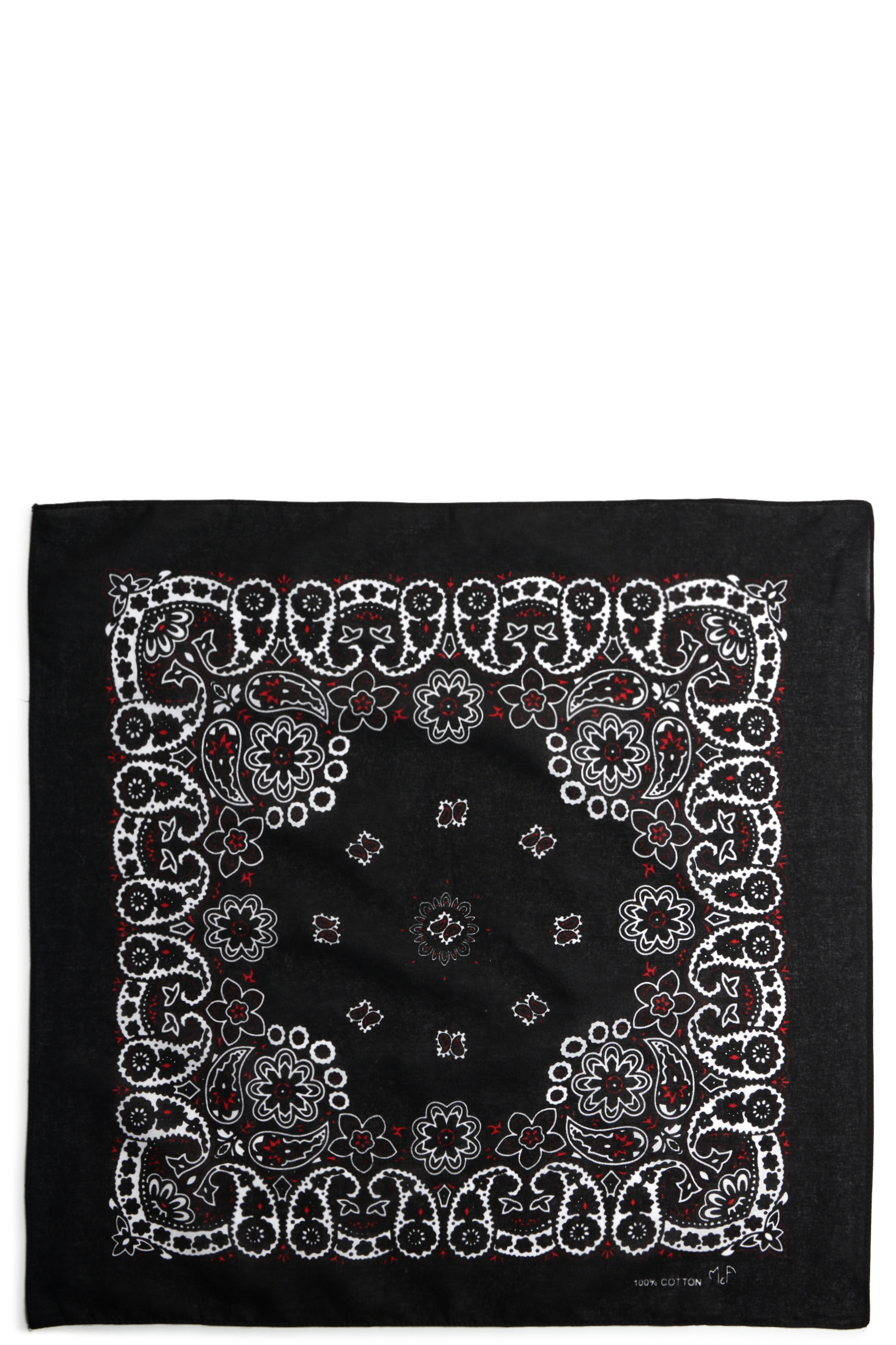 M&F Western Black with Red Bandana - Image 1