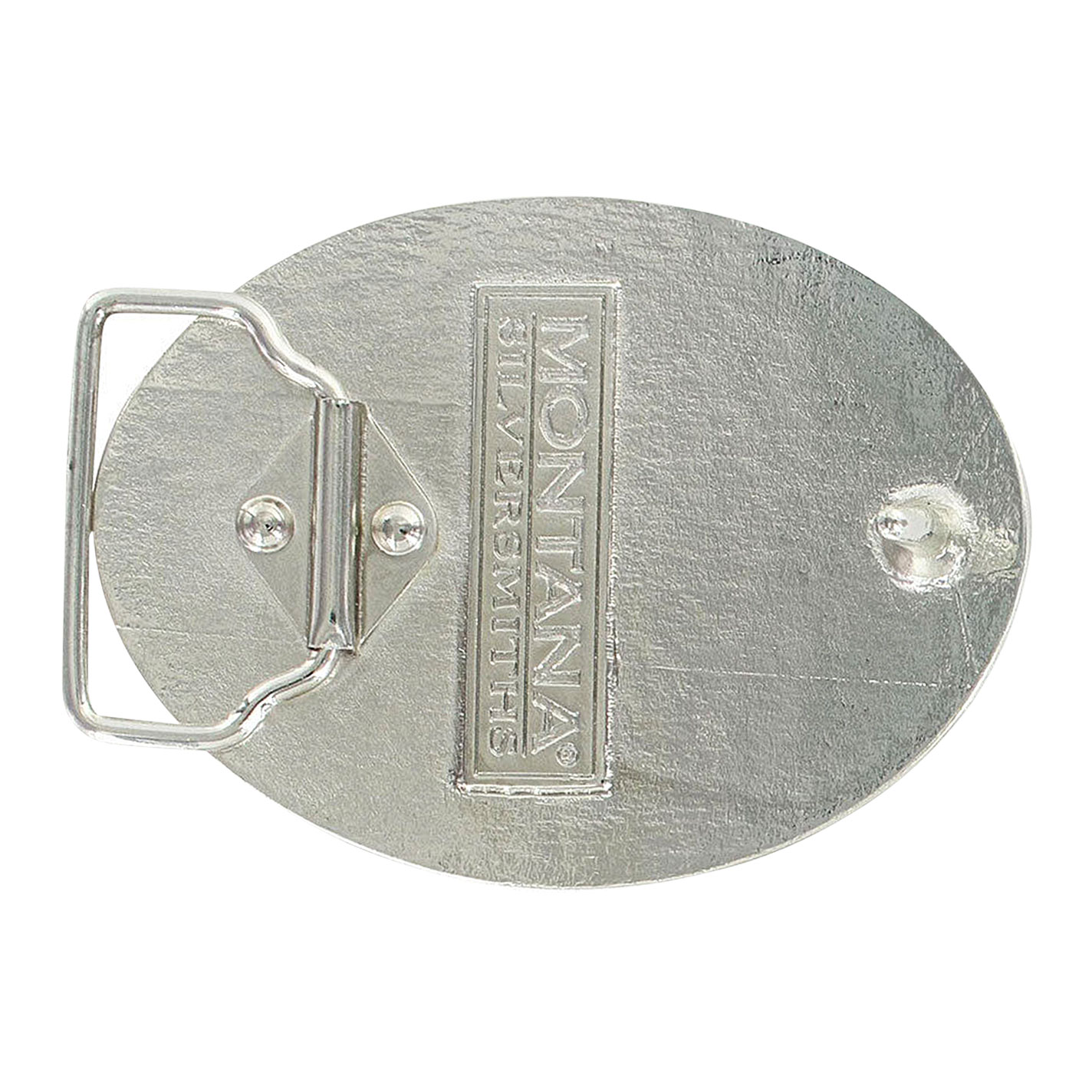 Montana Silversmiths Grand Mexico Flag Belt Buckle - Image 1