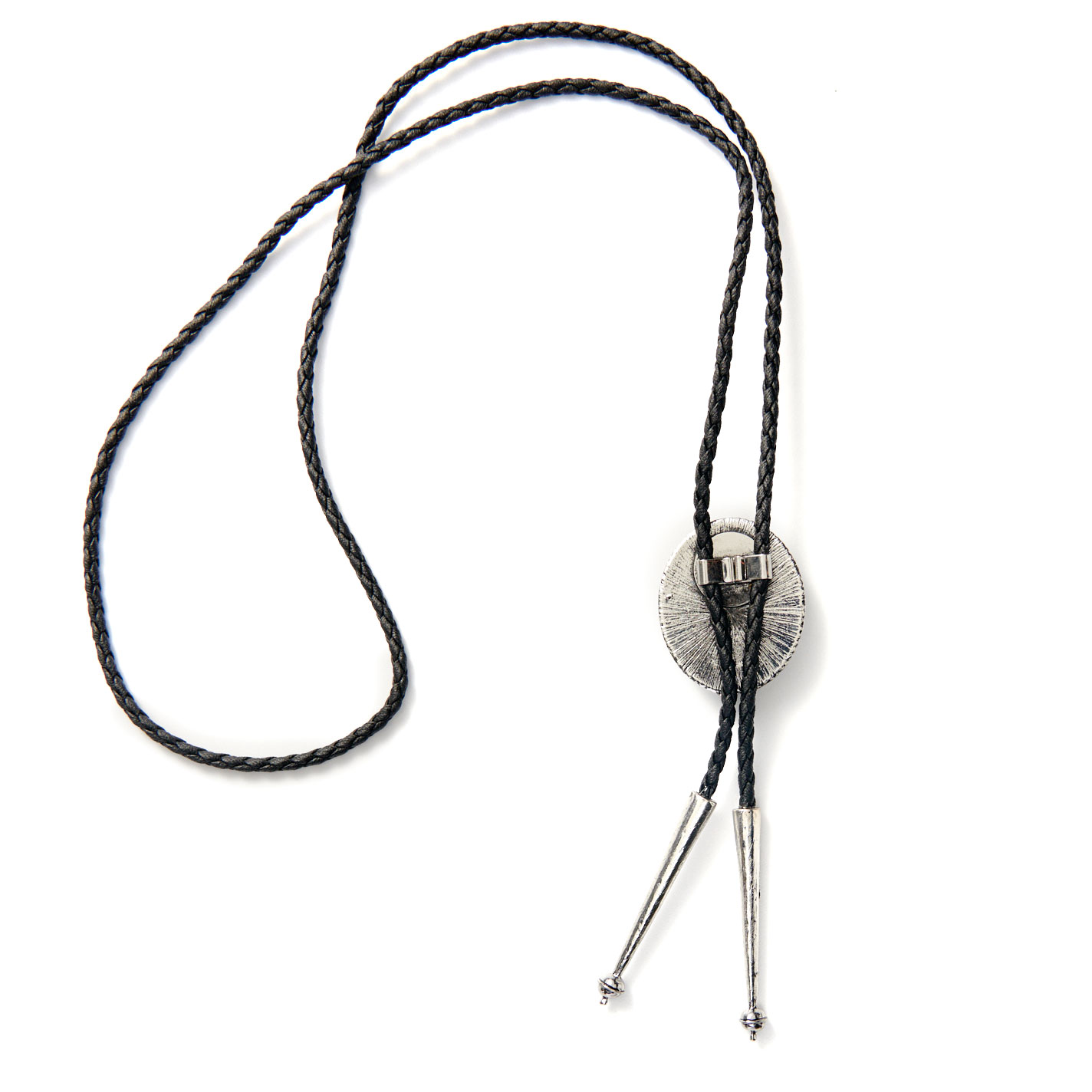 AndWest Antiqued Always Dreaming Turquoise & Rope Bolo Tie - Image 1