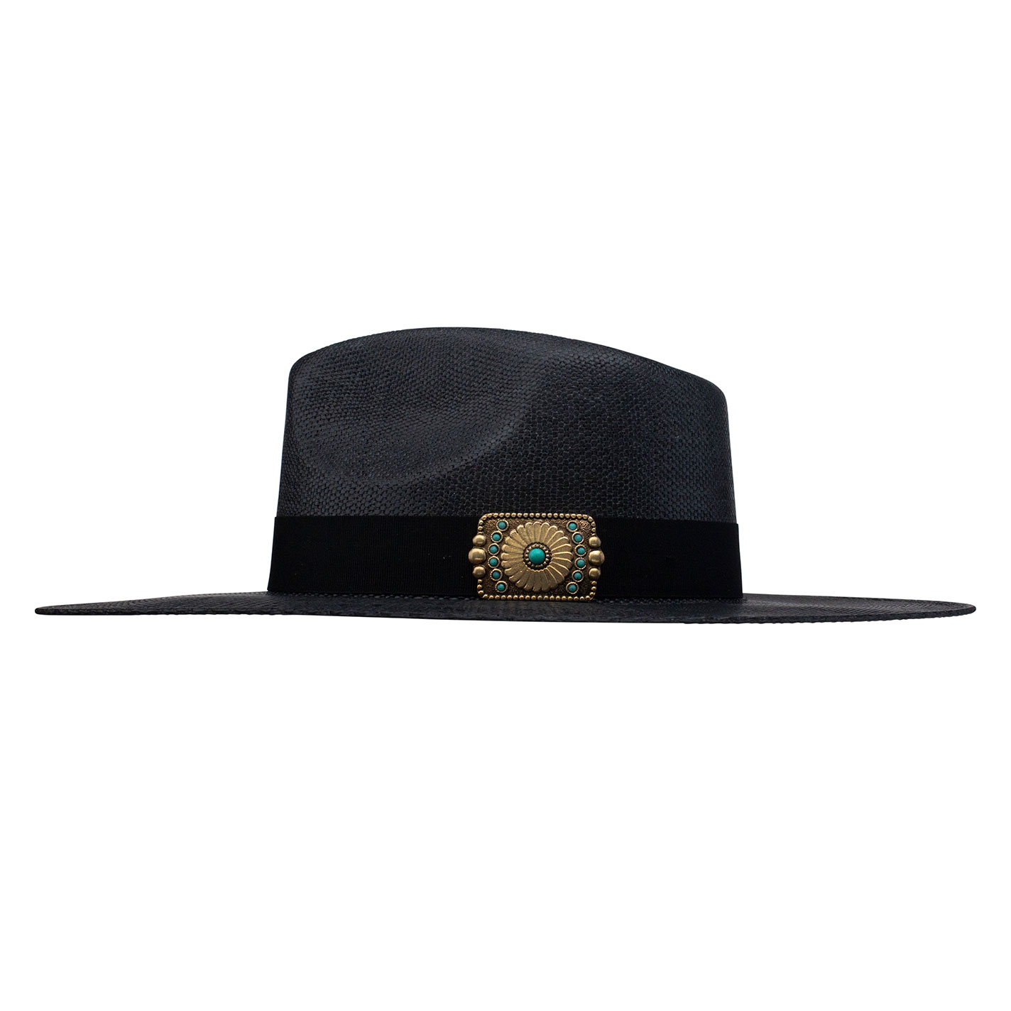 Charlie 1 Horse Lainey Wilson Women's Black Opal Pinch Front Straw Hat - Image 7