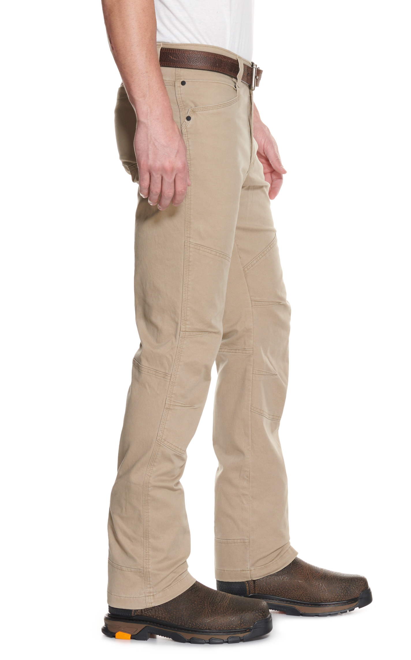 ATG by Wrangler Men's Elmwood Khaki Mid Rise Straight Leg Reinforced Utility Pants - Image 1