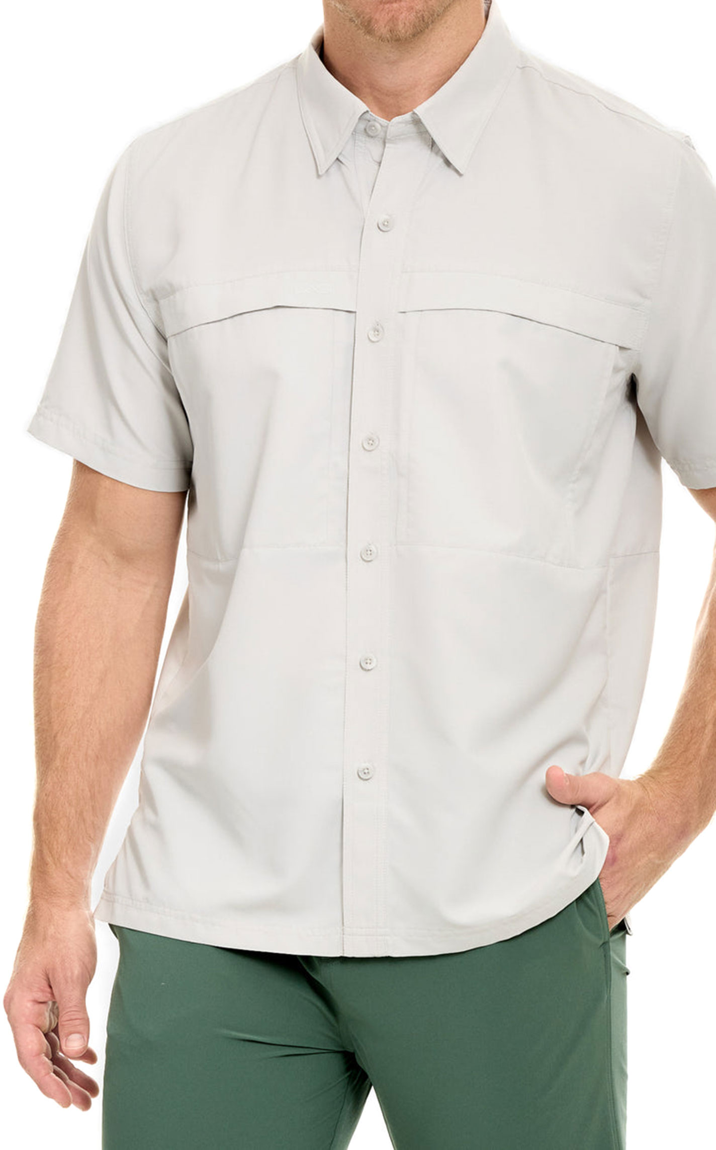 GameGuard Outdoors Men's Glacier MicroFiber Fishing Shirt - Image 1