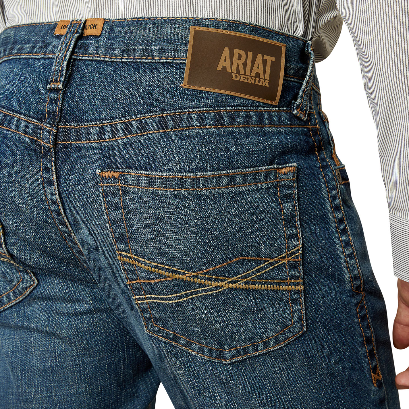 Ariat Men's M4 Norwich Newton Dark Straight Jeans - Image 1