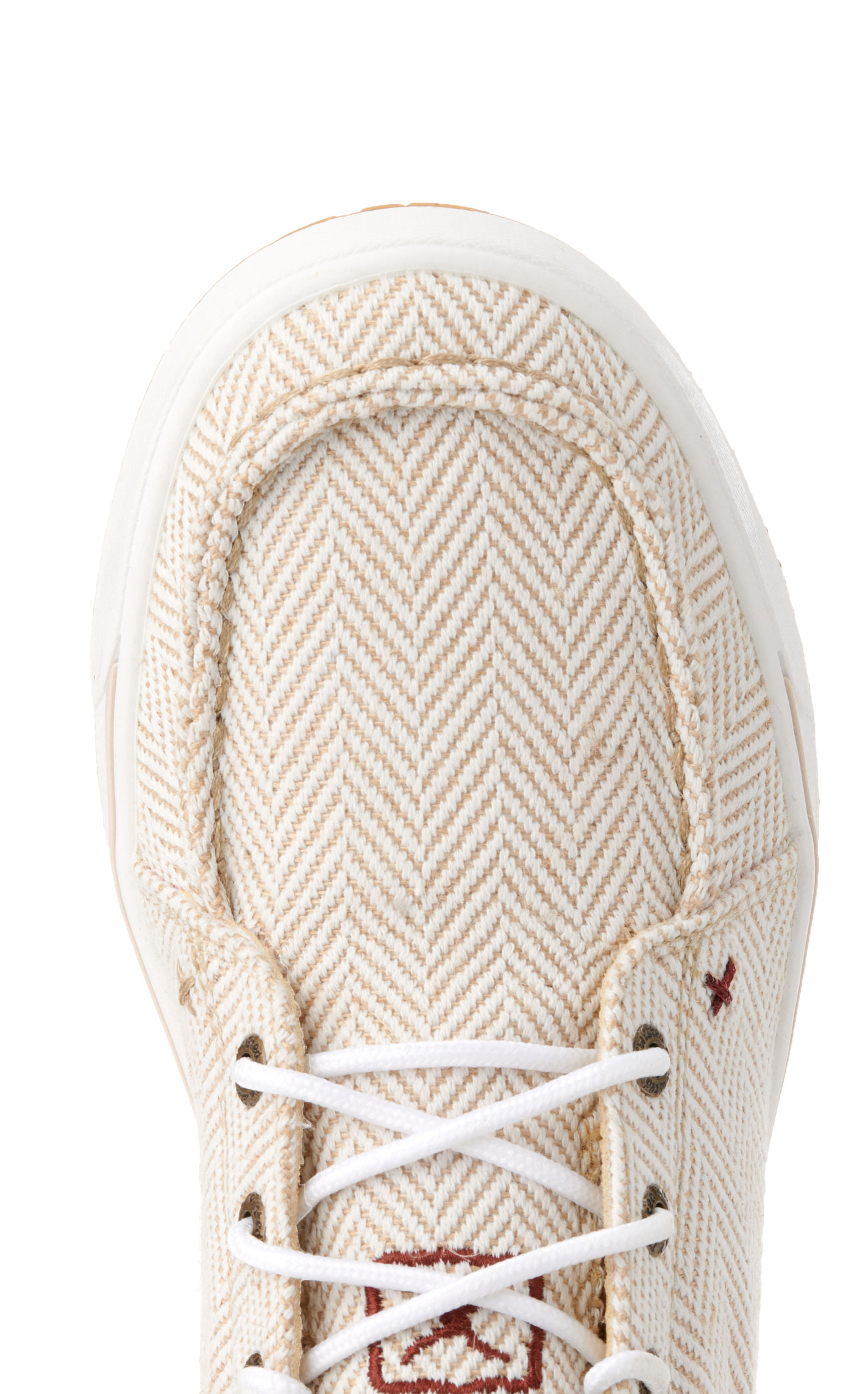Twisted X Women's Kicks Sand and White Herringbone Lace Up Casual Shoes - Image 1