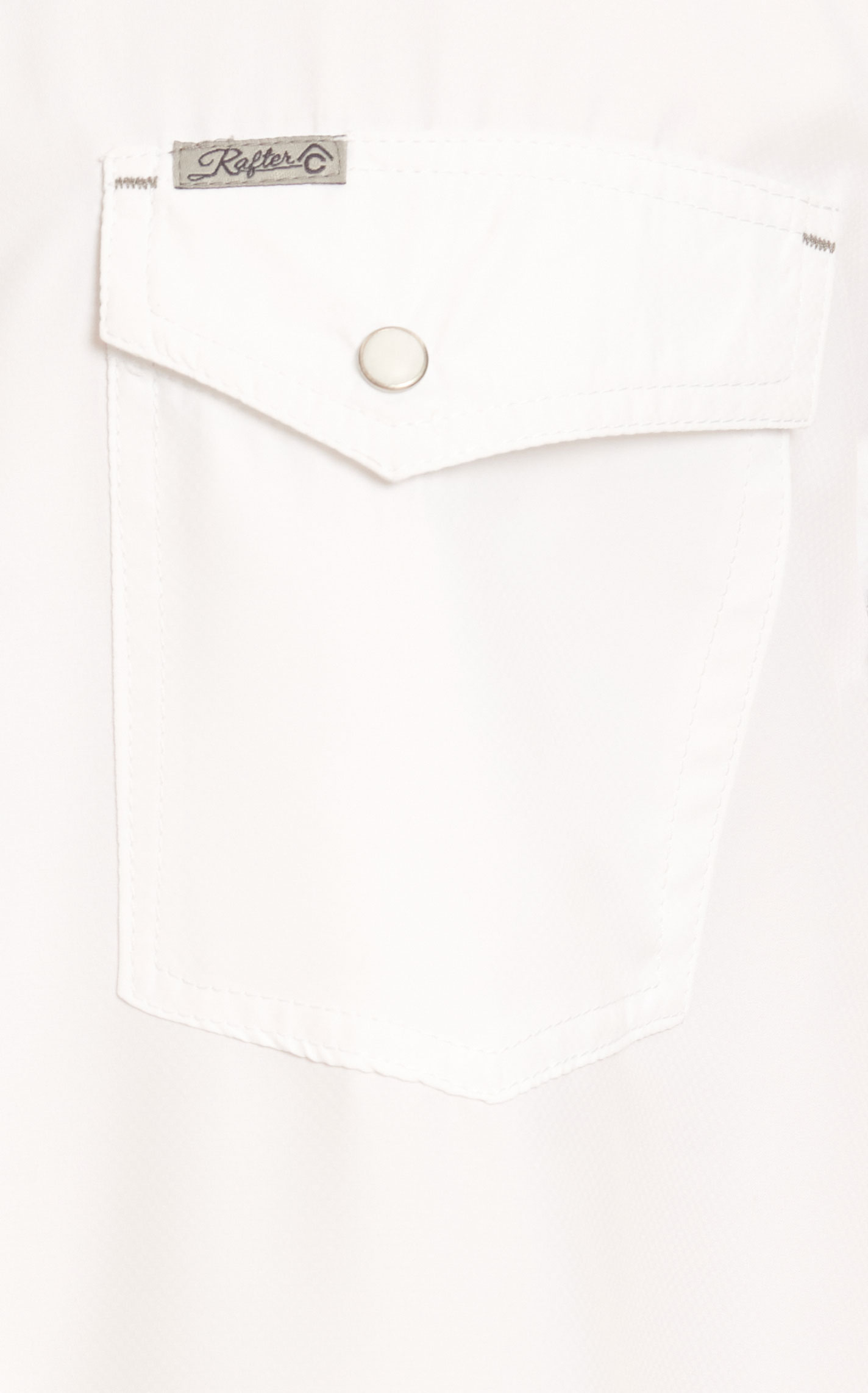 Rafter C Outdoors Men's White Short Sleeve Fishing Shirt - Image 1