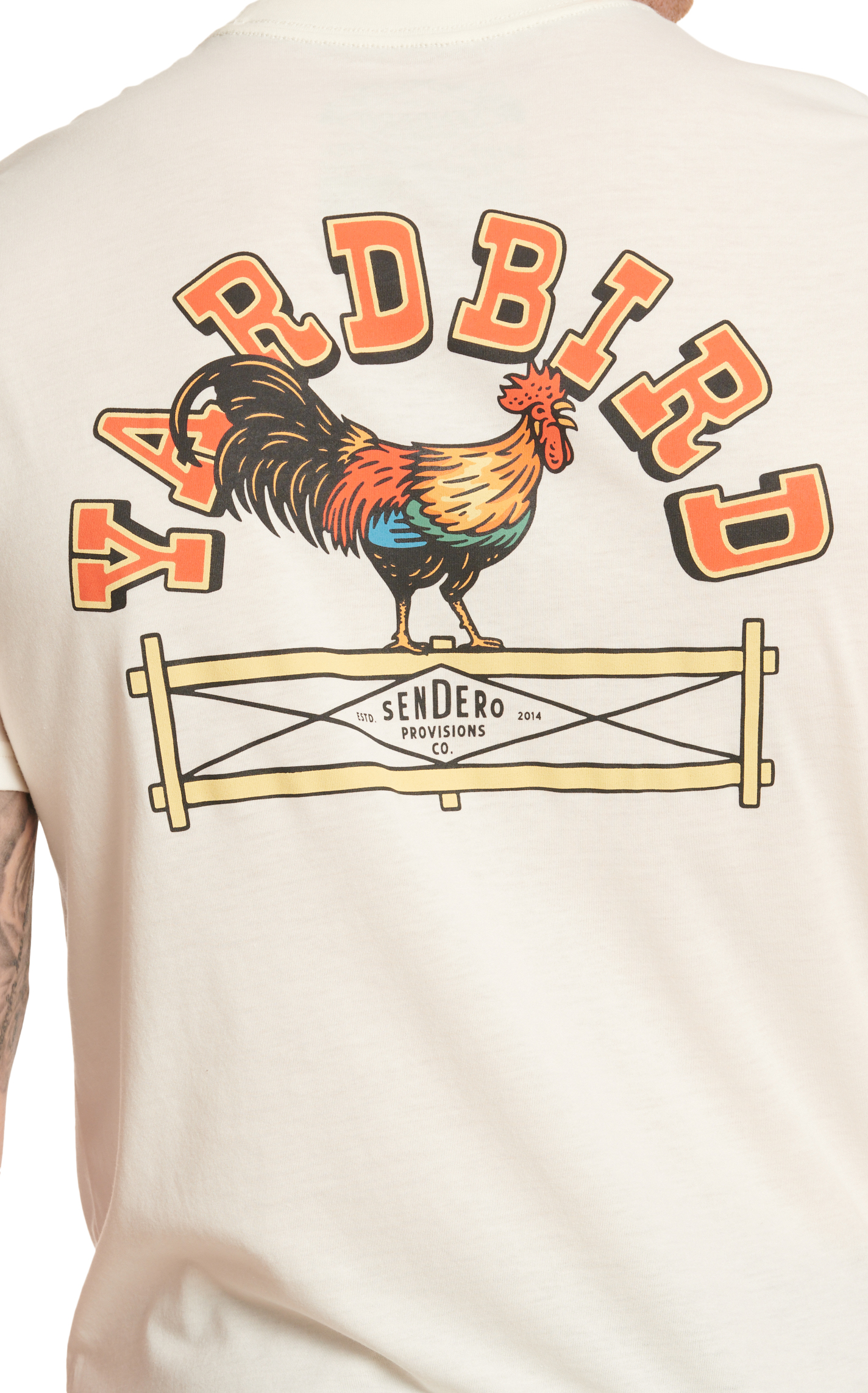 Sendero Provisions Co. Men's Bone YardBird Logo Graphic T-Shirt - Image 1