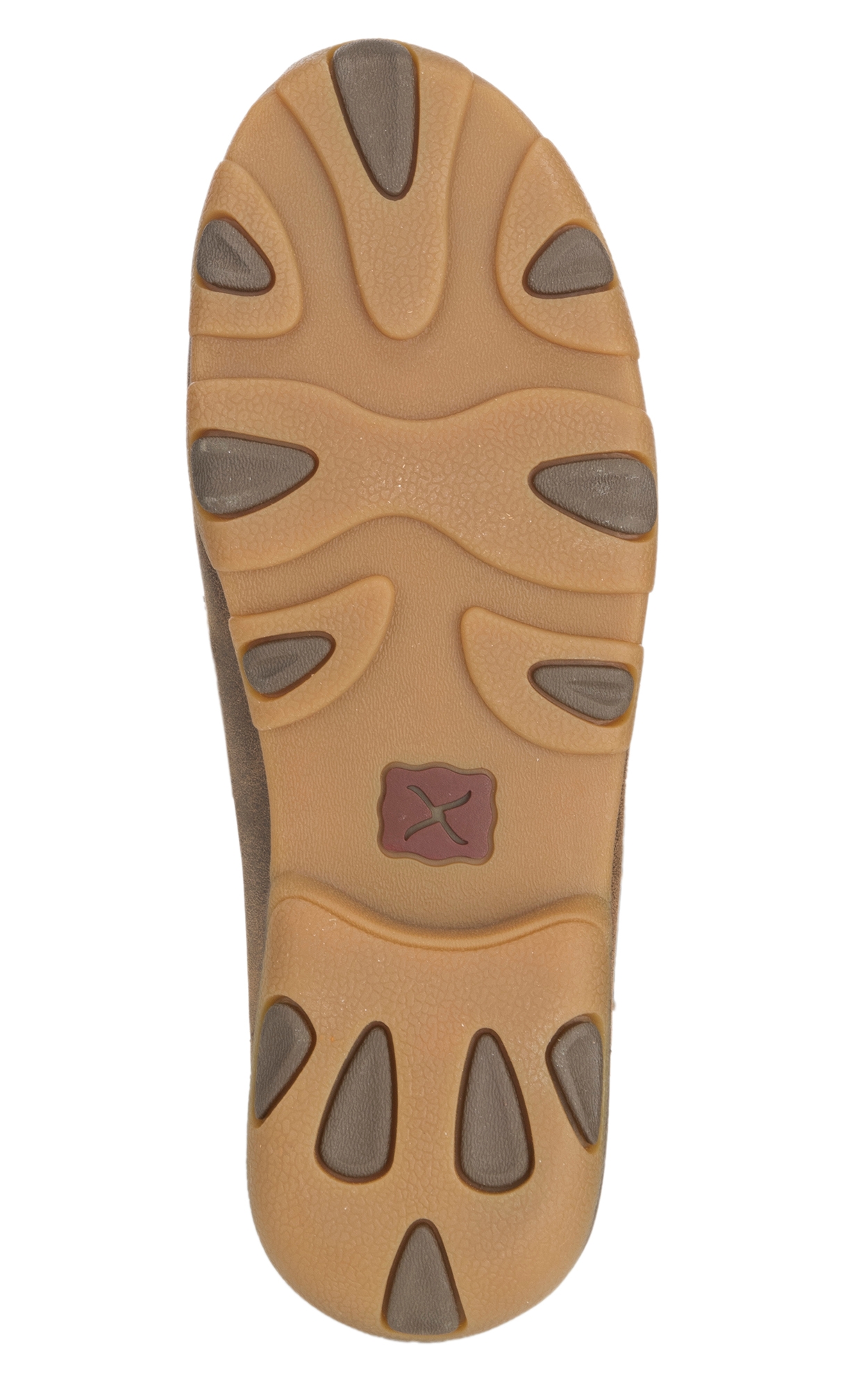 Twisted X Women's Brown and Floral Inlay Driving Moccasin Casual Shoes - Image 1