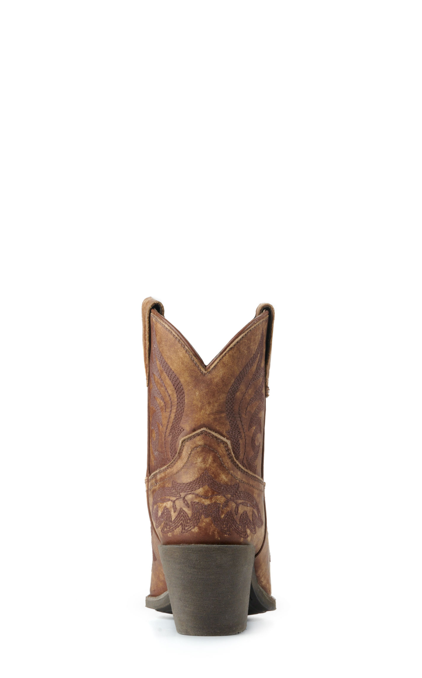 Ariat Women's Chandler Distressed Brown Snip Toe Booties - Image 1