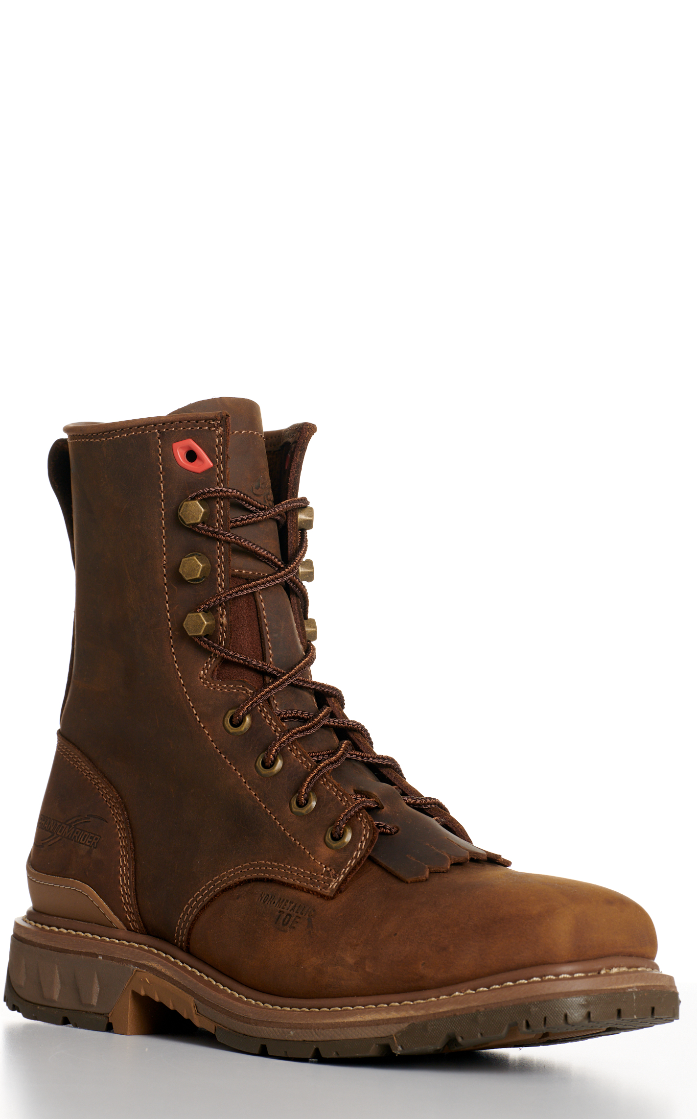 Double H Men's Dailor Phantom Brown ICE Wide Square Composite Toe Lace Up Work Boots - Image 1