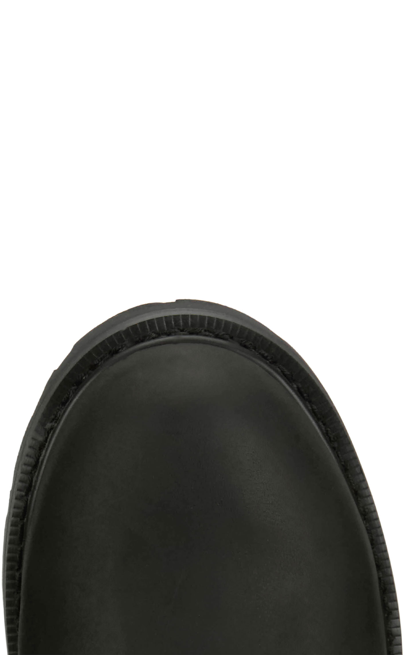 Justin Men's Black Lace-Up Waterproof Round Steel Toe Work Boots - Image 1