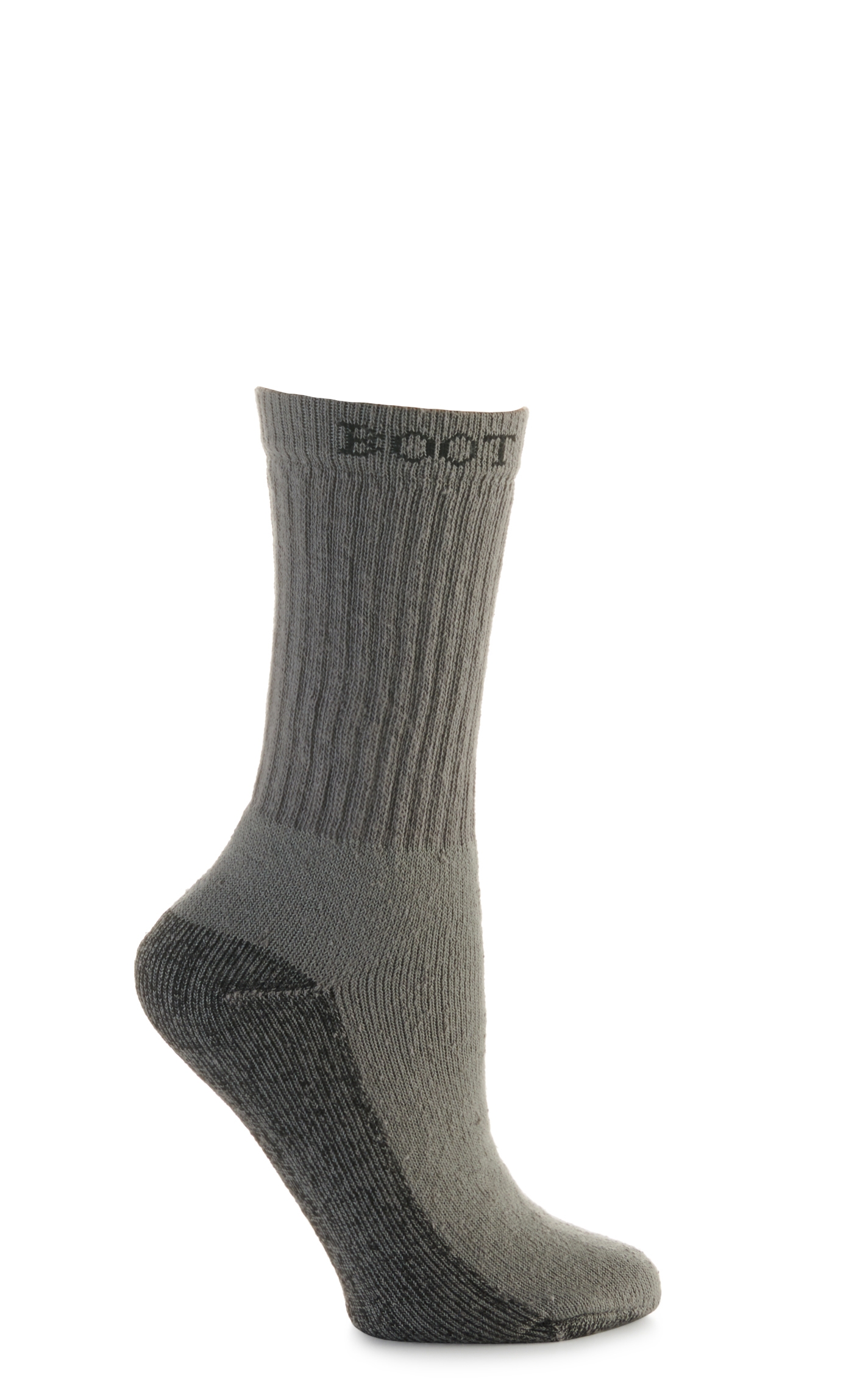 Boot Doctor Men's Gray Super Crew 3Pk Boot Socks - Image 1