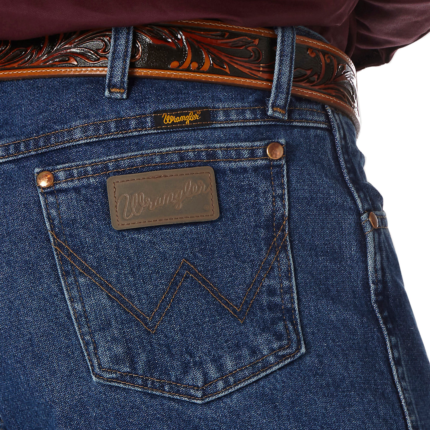 Wrangler Men's Cowboy Cut Stonewashed Original Fit Jeans - Tall - Image 1