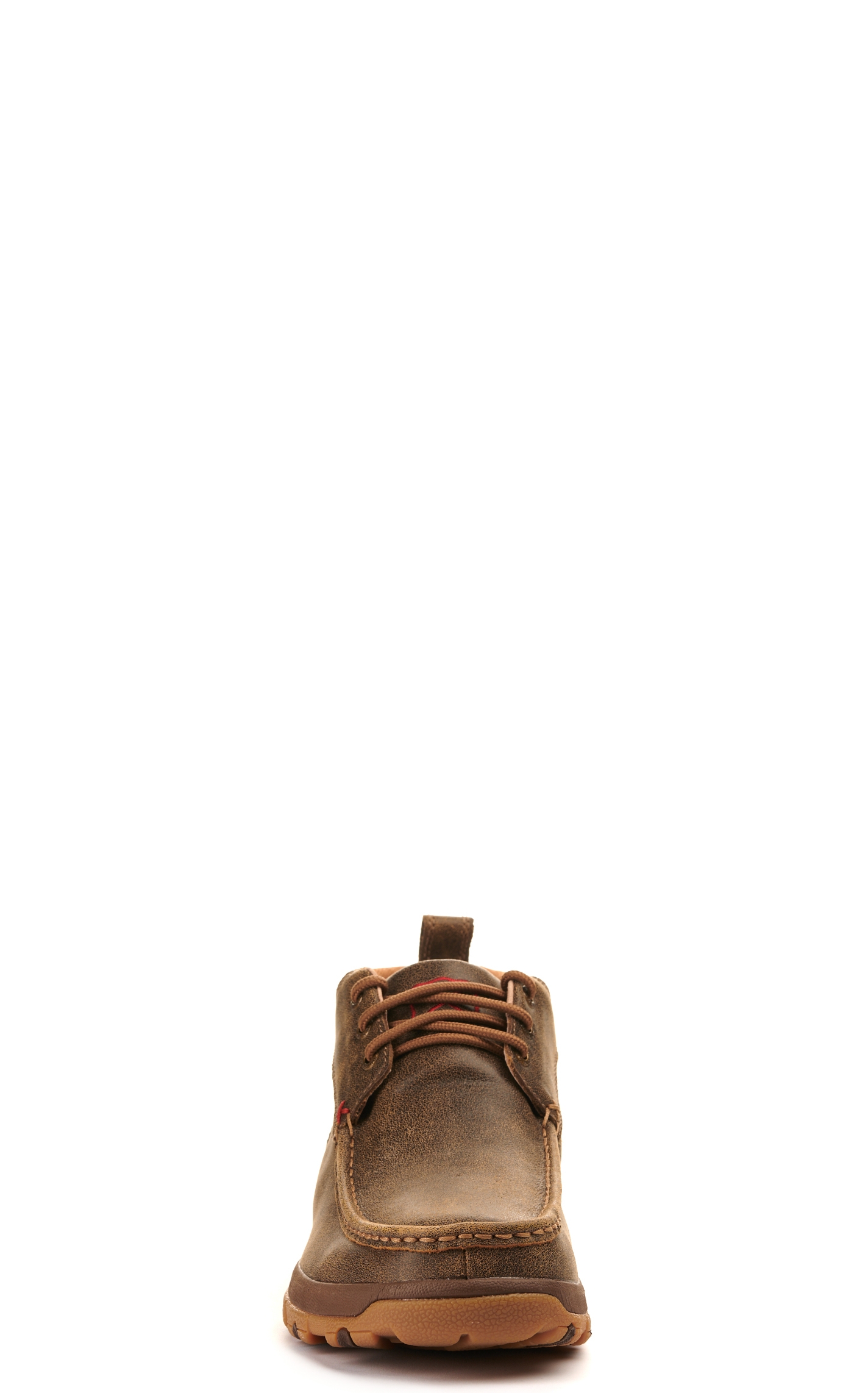 Twisted X Men's Bomber Brown Moc Toe Chukka Driving Casual Shoes - Image 1