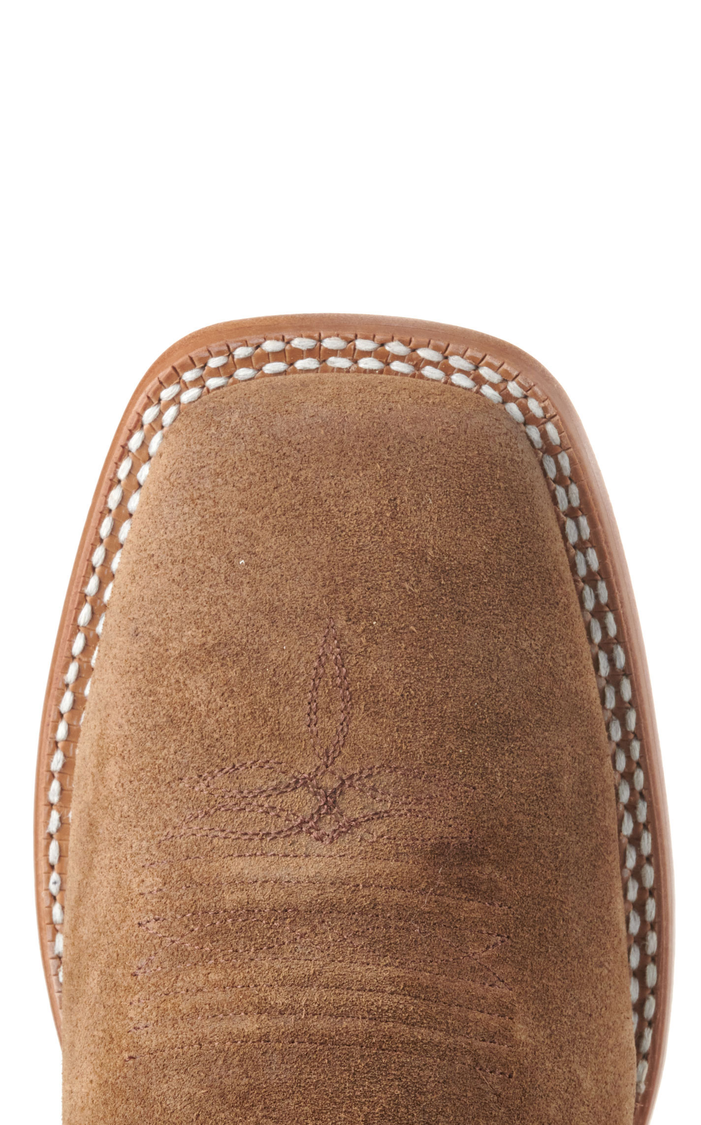 Ariat Men's Circuit Paxton Black and Brown Roughout TekStep Wide Square Toe Cowboy Boots - Image 1