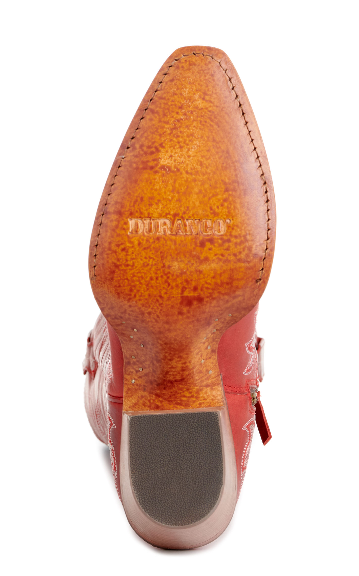 Durango Women's Crush Crimson Red Snip Toe Tall Cowboy Boots - Image 1