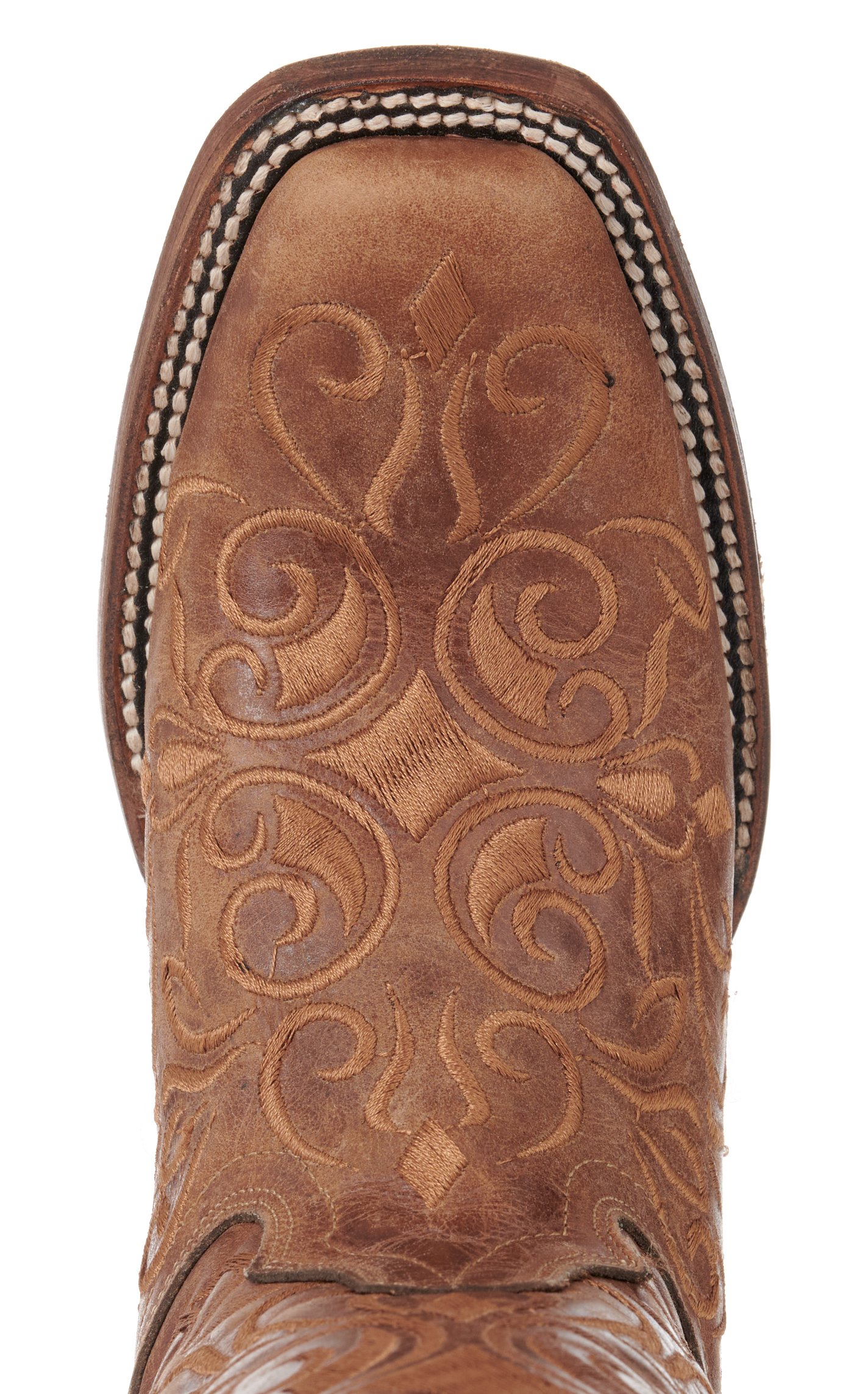 Circle G By Corral Women's Honey Stitched Square Toe Cowboy Boots - Image 1