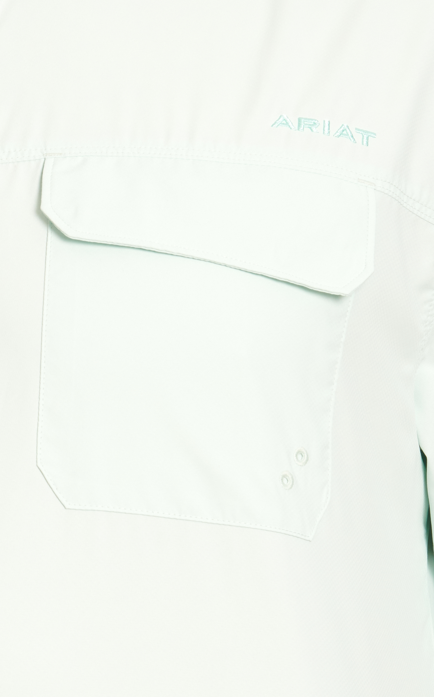 Ariat Men's VentTEK Outbound Pale Sea Green Classic Fit Short Sleeve Shirt - Image 1
