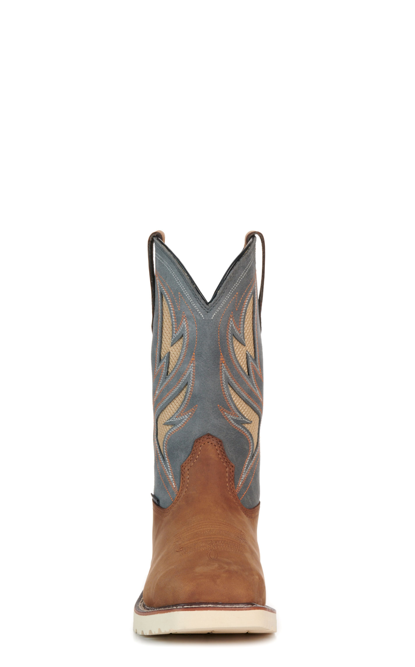 Ariat Men's Activator Alamo Brown & Stone VentTEK Wide Square Steel Toe Work Boots - Image 1