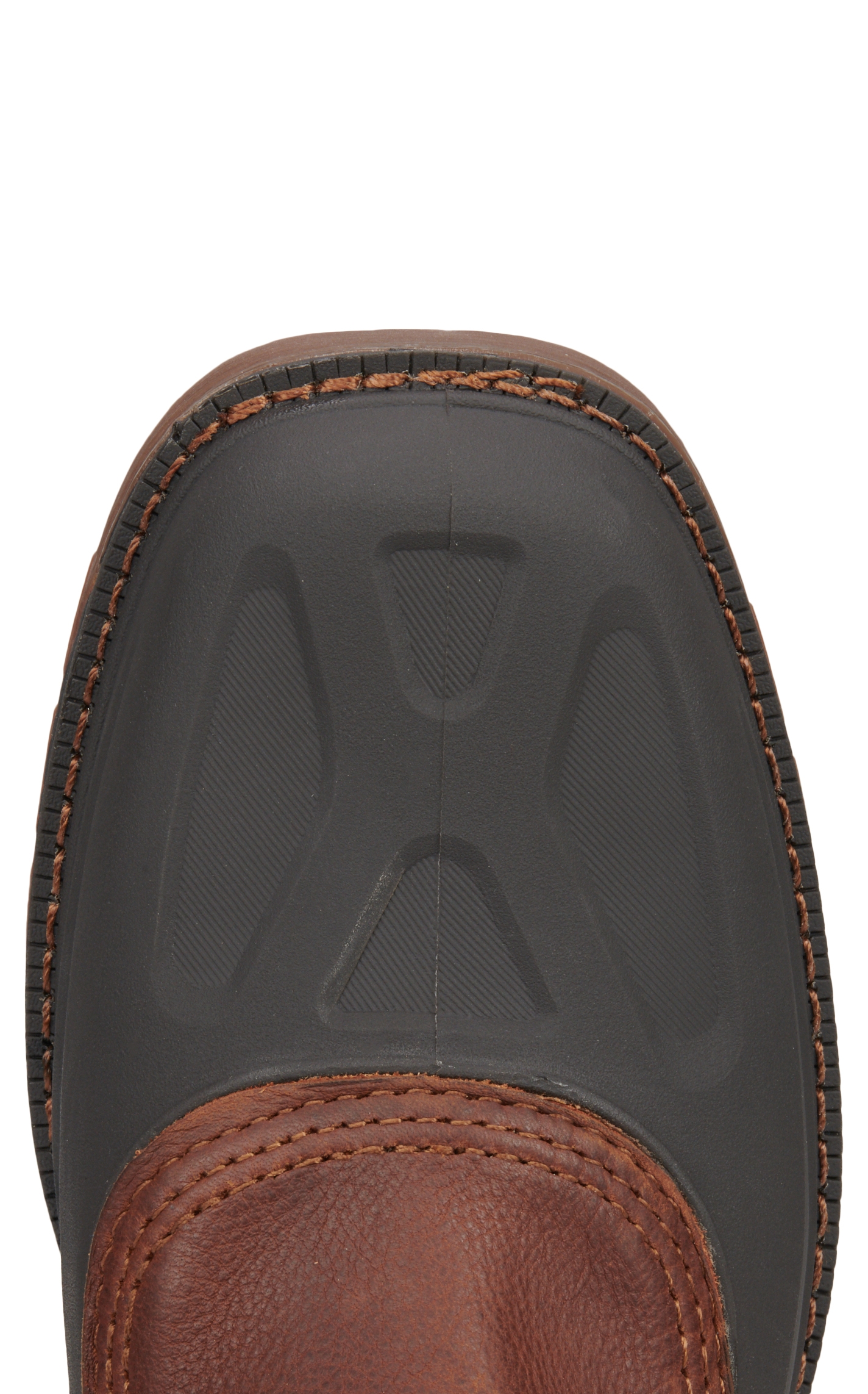 Georgia Men's Cinnamon & Black Waterproof Wide Square Toe Work Boots - Image 1