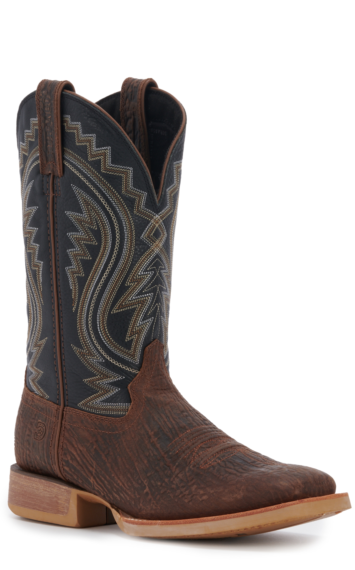 Durango Men's Rebel Pro Acorn Brown and Black Onyx Square Toe Cowboy Boot - Image 1