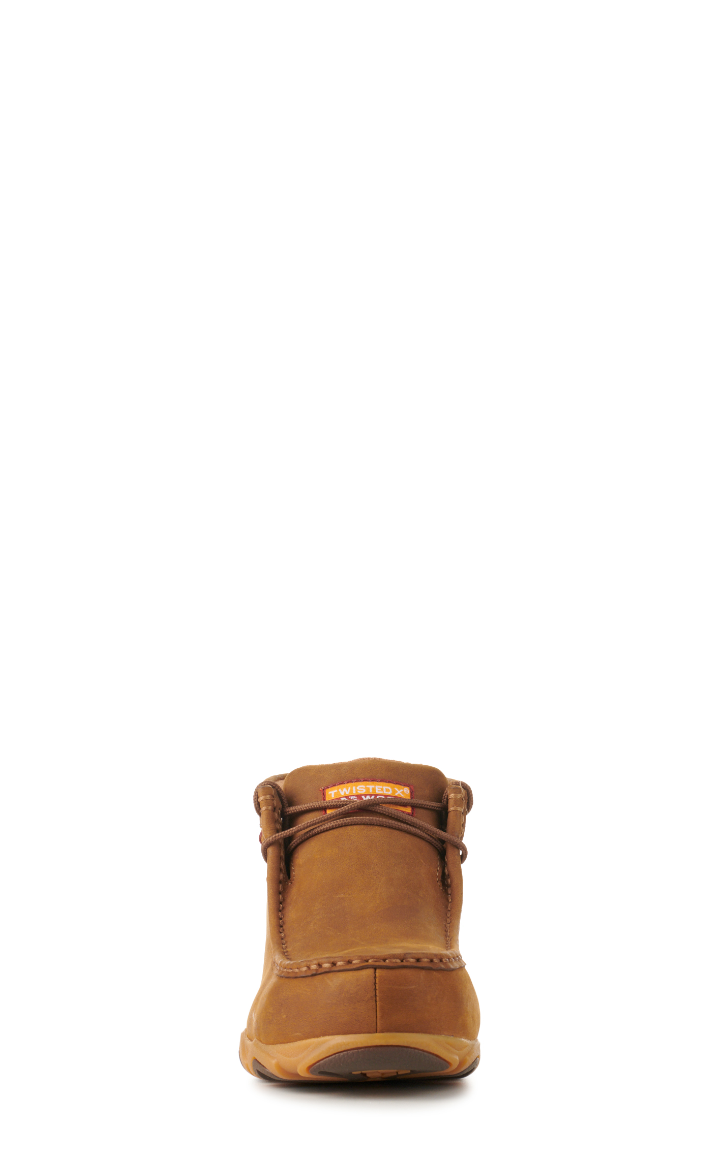 Twisted X Women's Pecan CellStretch Moc Steel Toe Lace Up Work Boots - Image 1