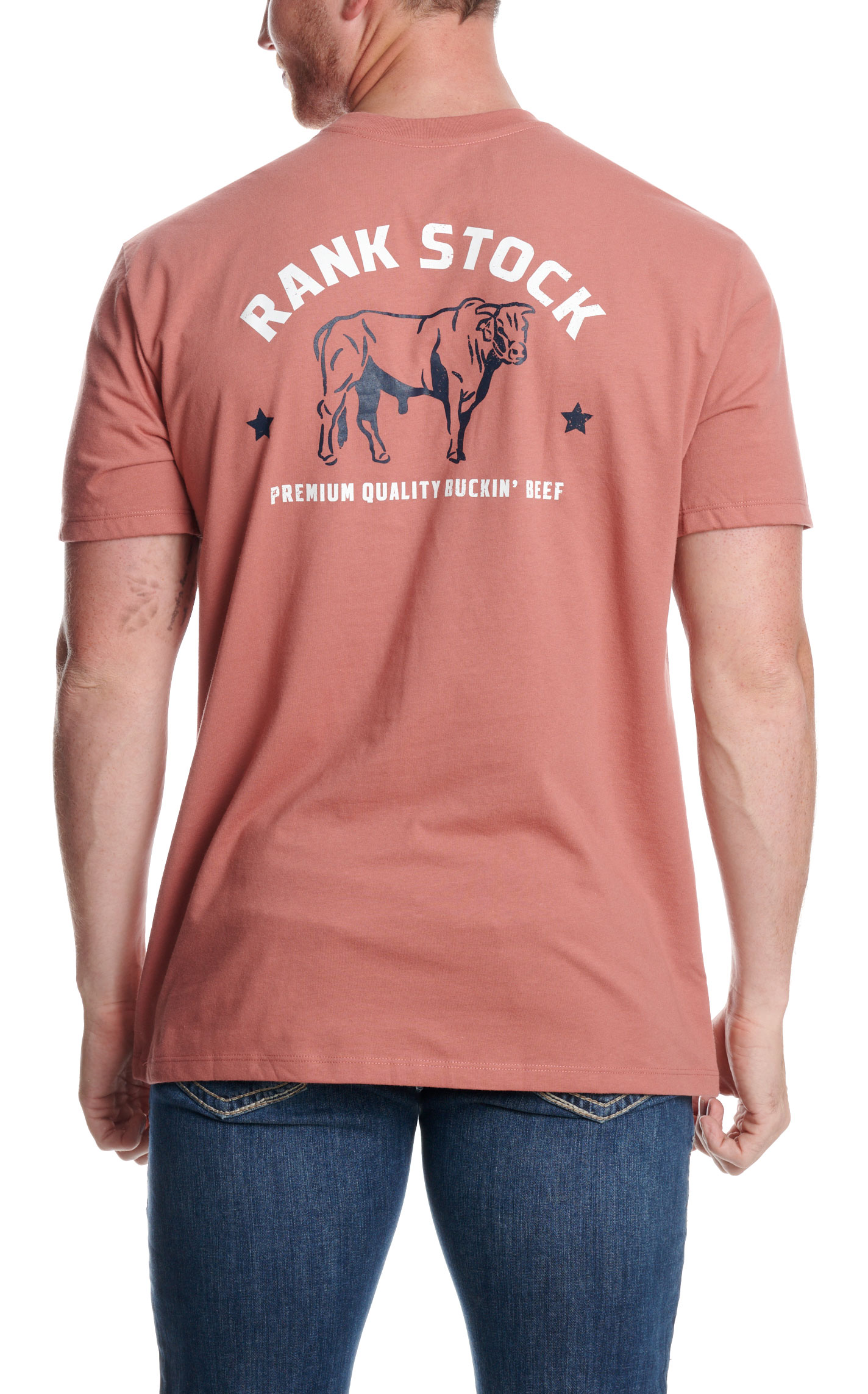 Hooey Men's Salmon Rank Stock Beef Graphic T-Shirt - Image 1