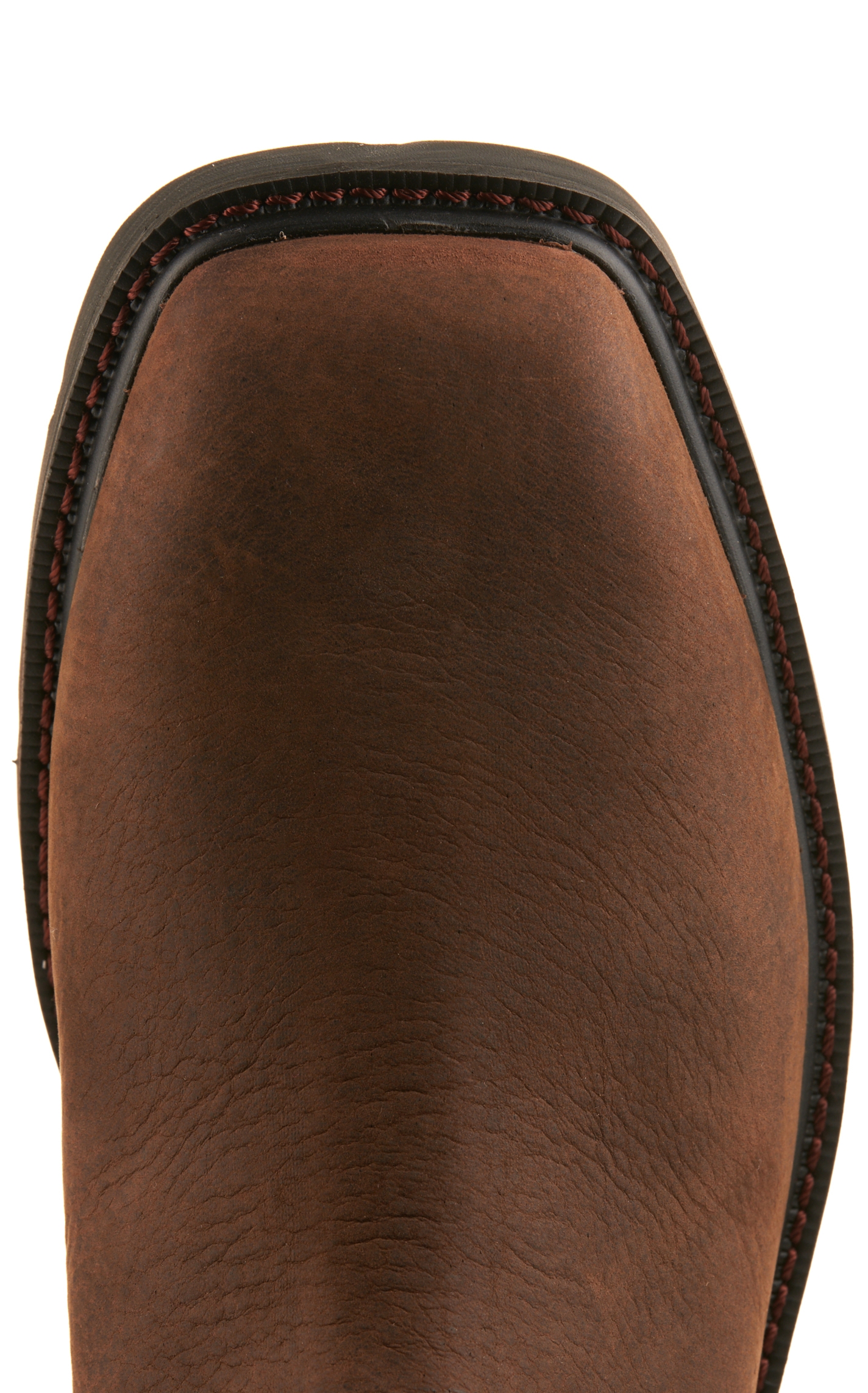 Ariat Men's Groundbreaker Chelsea Dark Brown Waterproof Wide Square Steel Toe Work Boots - Image 1