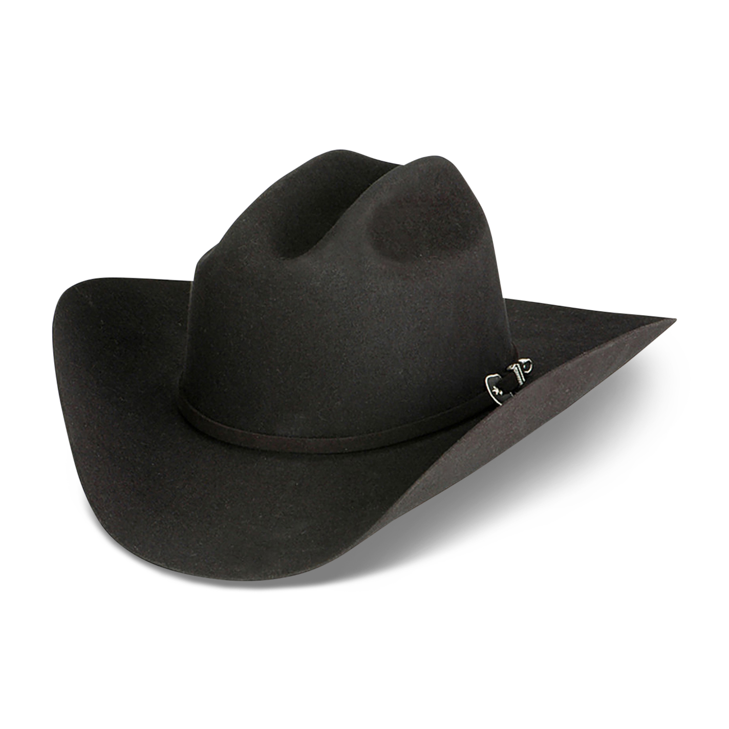Resistol 6X George Strait City Limits Black Felt Cowboy Hat - Image 1